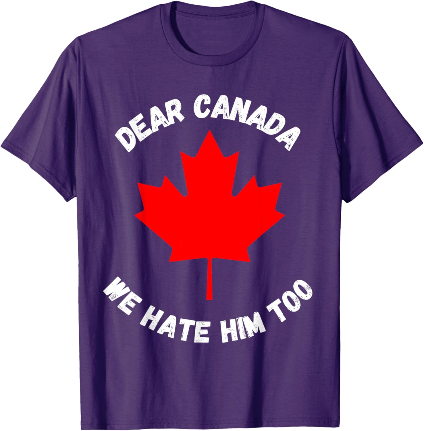 Dear Canada We Hate Him Too T-Shirt