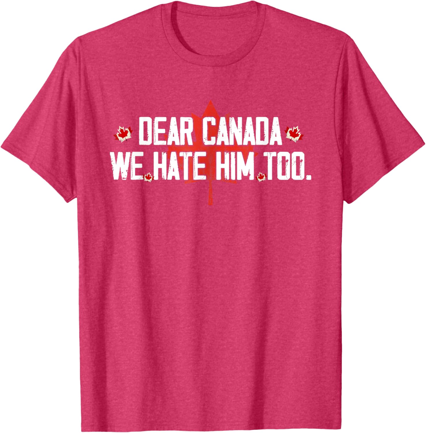 Dear Canada We Hate Him Too T-Shirt