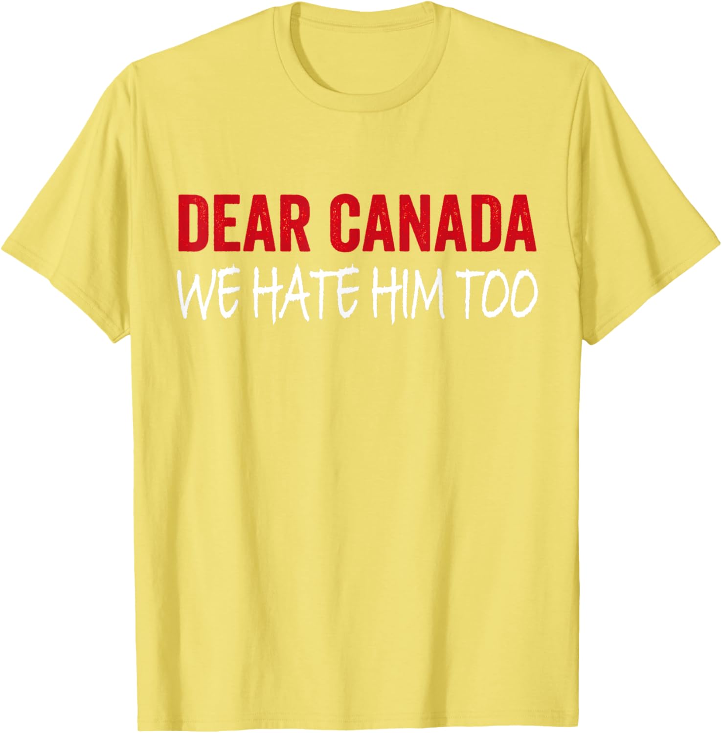 Dear Canada We Hate Him Too T-Shirt