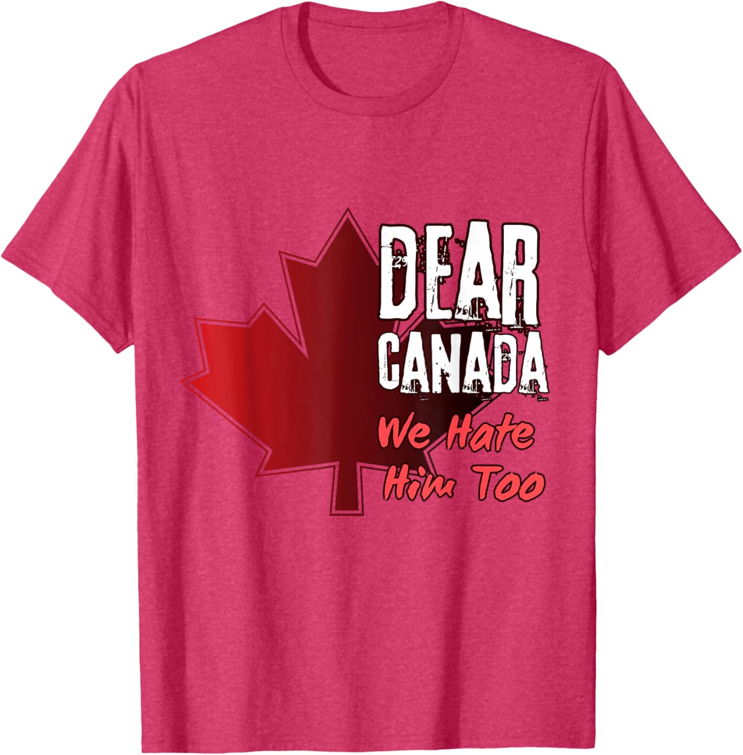 Dear Canada We Hate Him Too T-Shirt