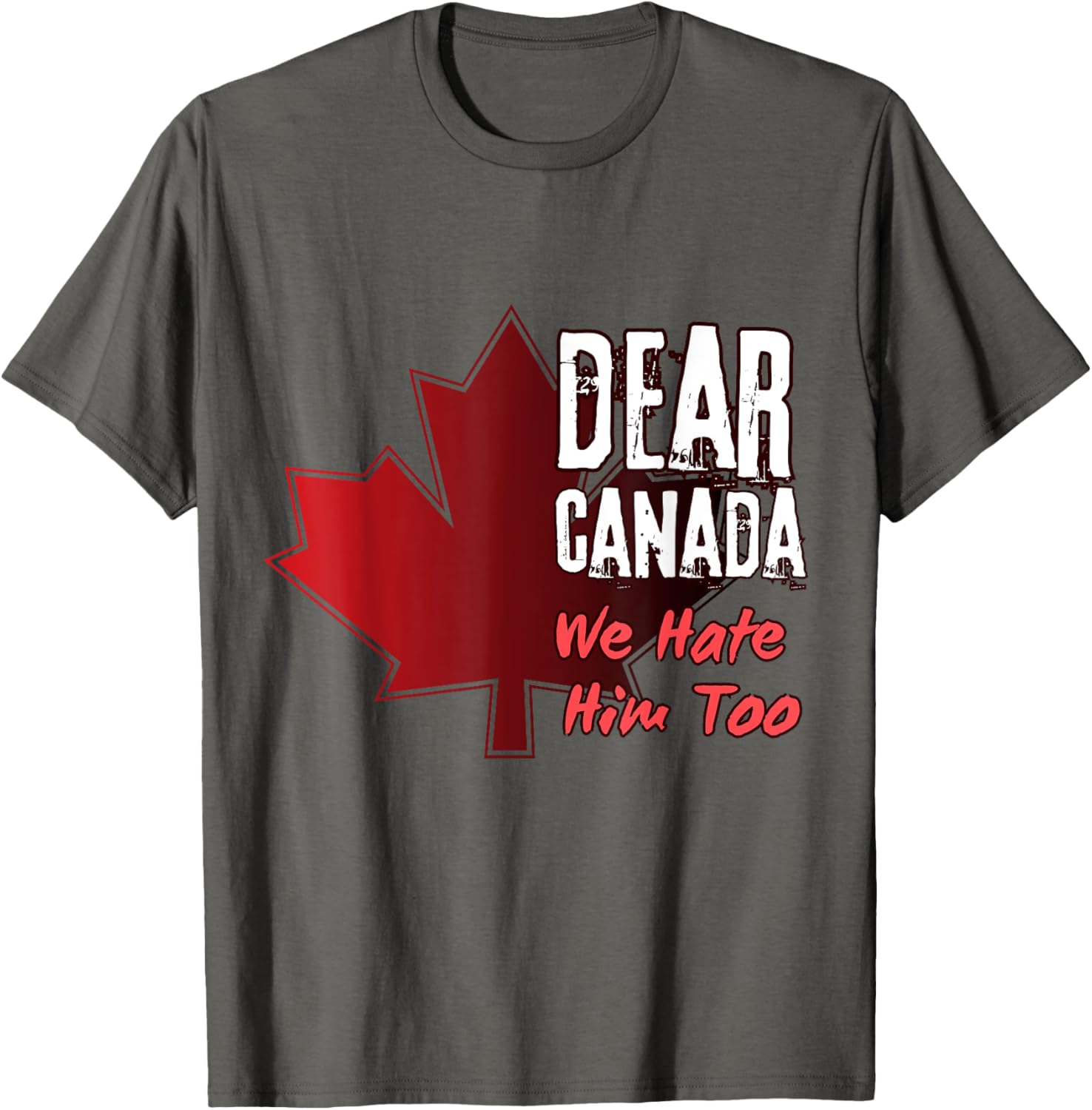 Dear Canada We Hate Him Too T-Shirt