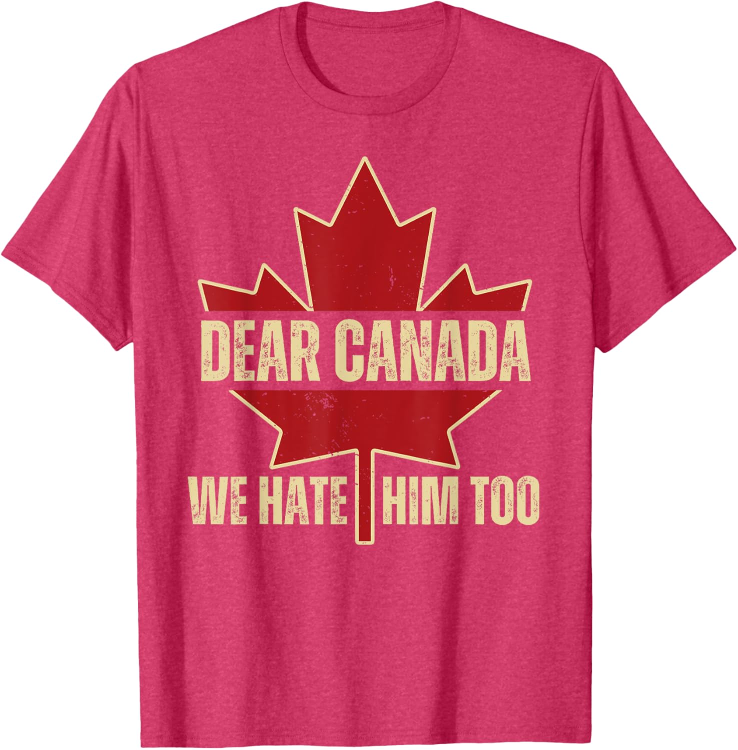Dear Canada We Hate Him Too T-Shirt