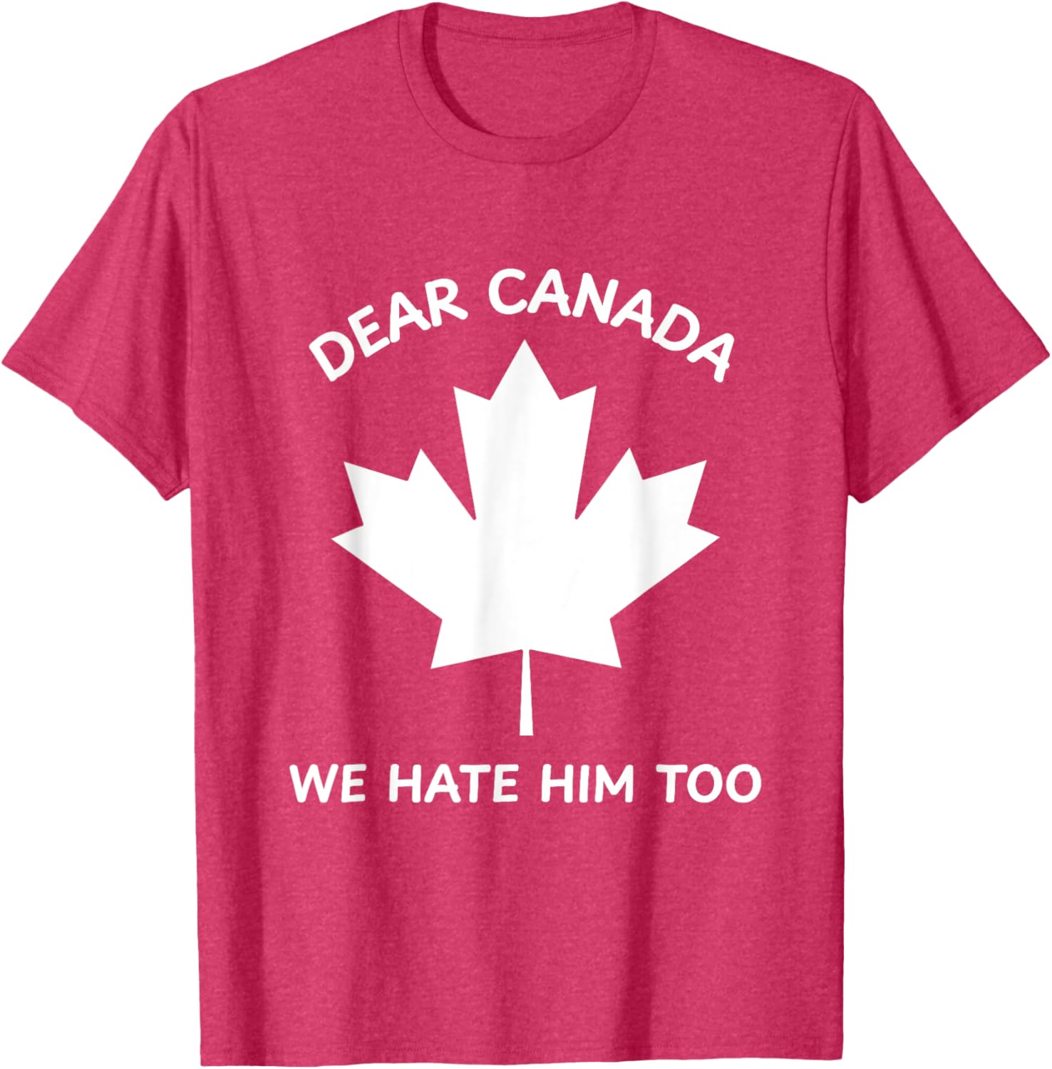 Dear Canada We Hate Him Too T-Shirt