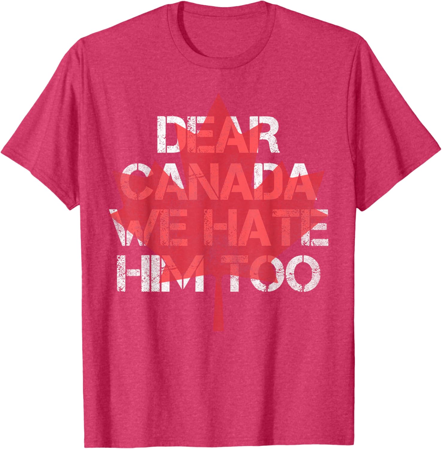 Dear Canada We Hate Him Too T-Shirt