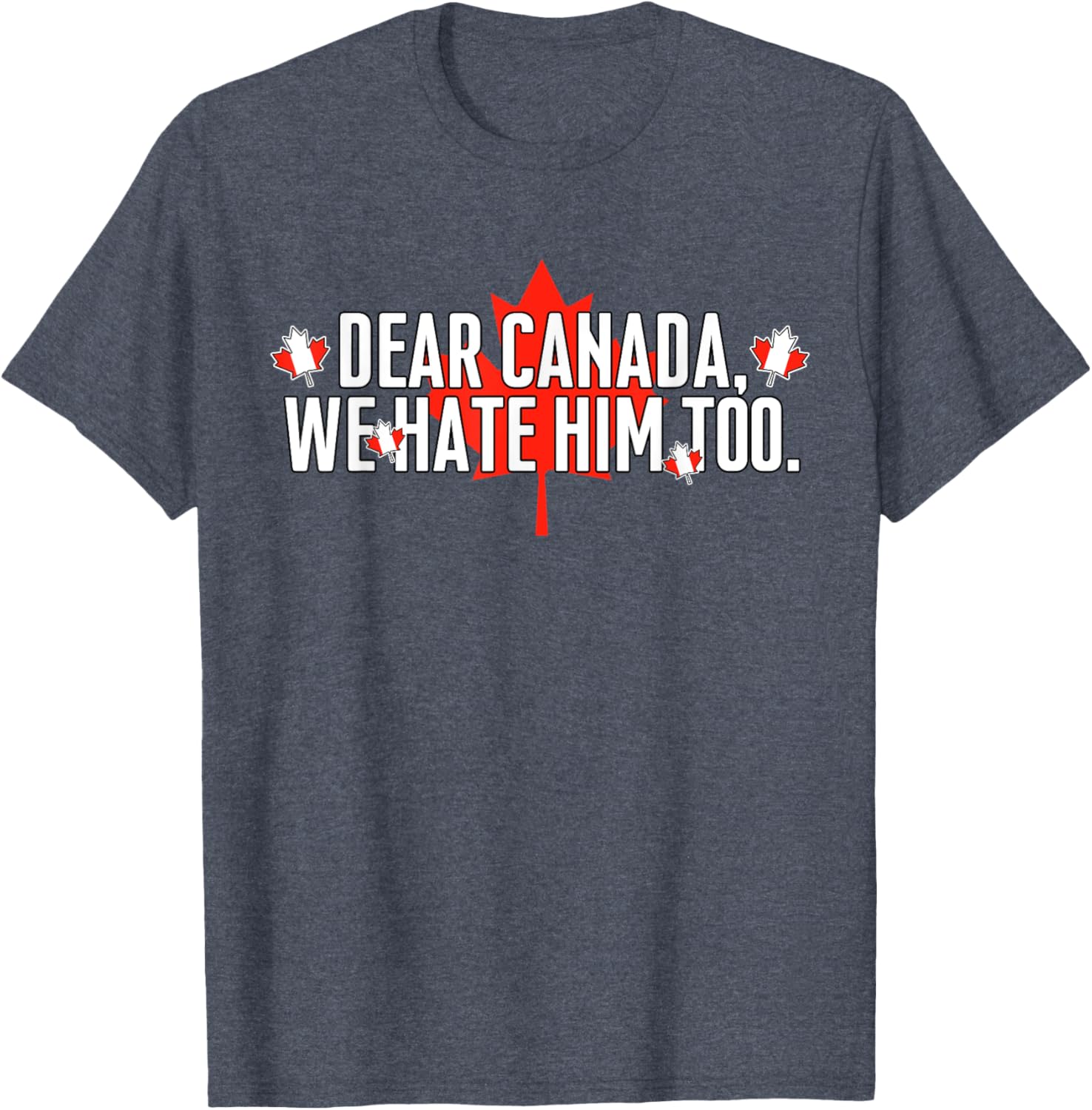 Dear Canada We Hate Him Too Vintage Saying T-Shirt
