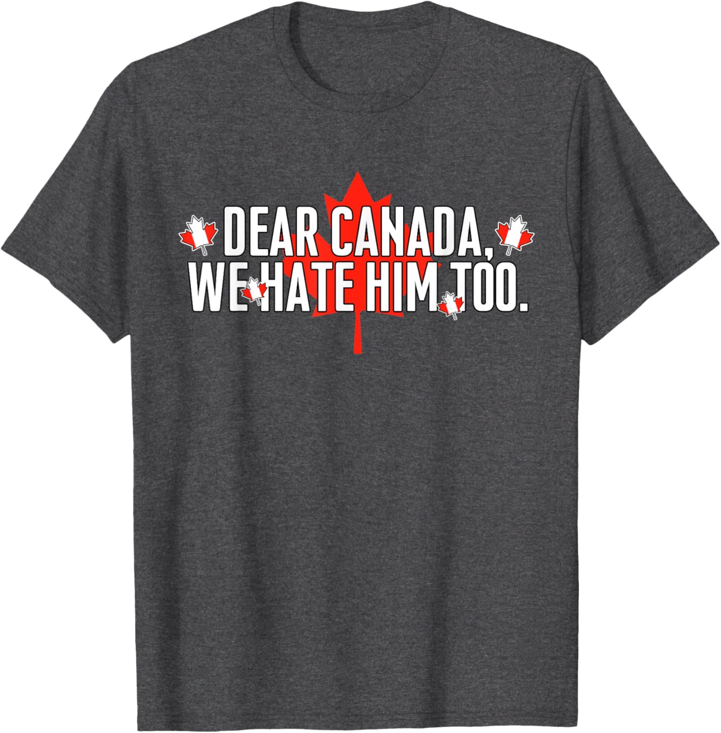 Dear Canada We Hate Him Too Vintage Saying T-Shirt
