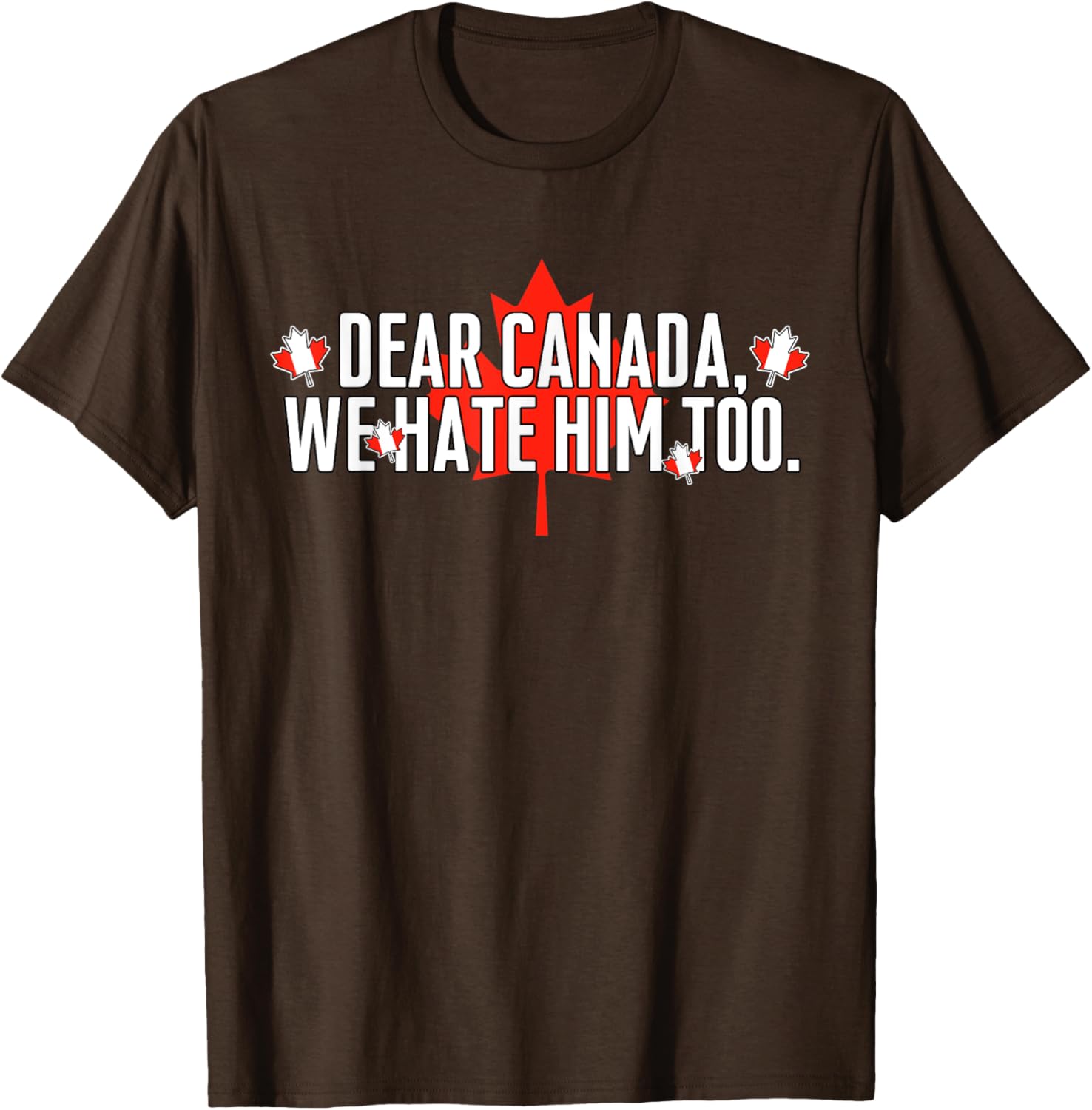 Dear Canada We Hate Him Too Vintage Saying T-Shirt