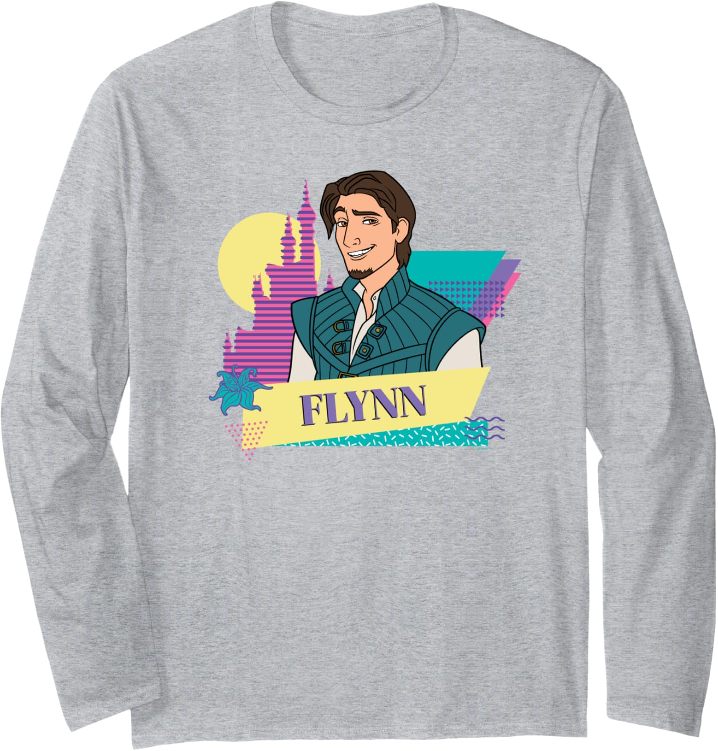 Disney Tangled Retro Couples Matching Flynn Rider Long Sleeve T-Shirt