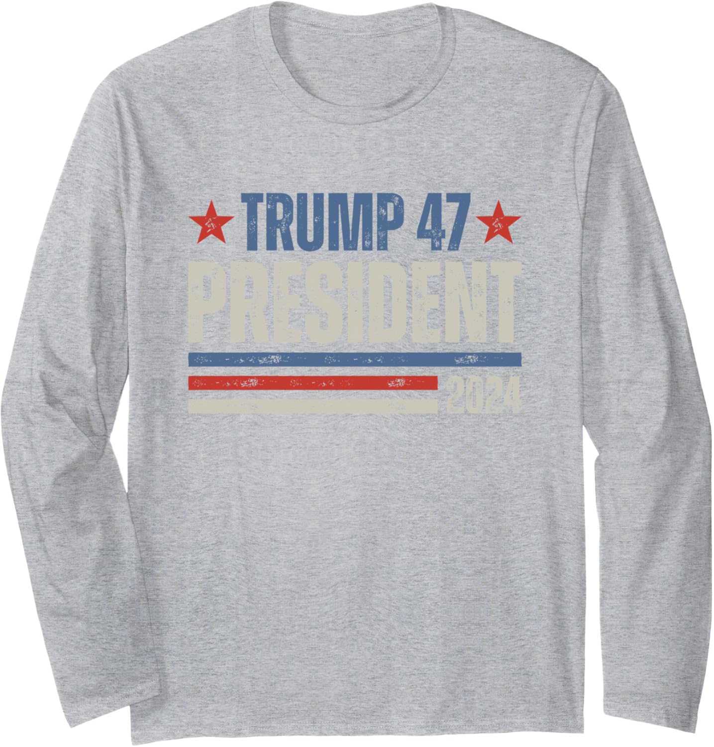 Donald Trump 47 President 2024 Trump Inauguration Day Long Sleeve T-Shirt