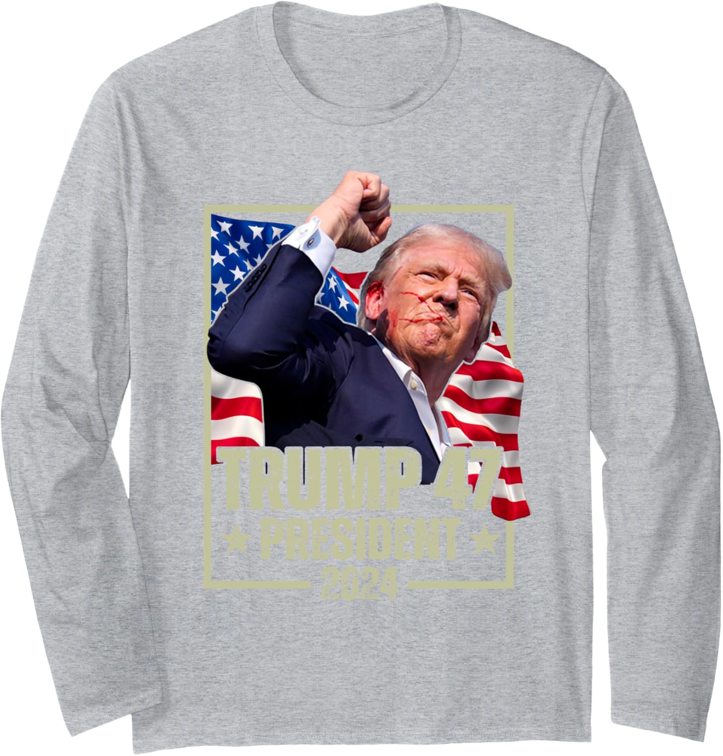 Donald Trump 47 President 2024 Trump Inauguration Day Long Sleeve T-Shirt