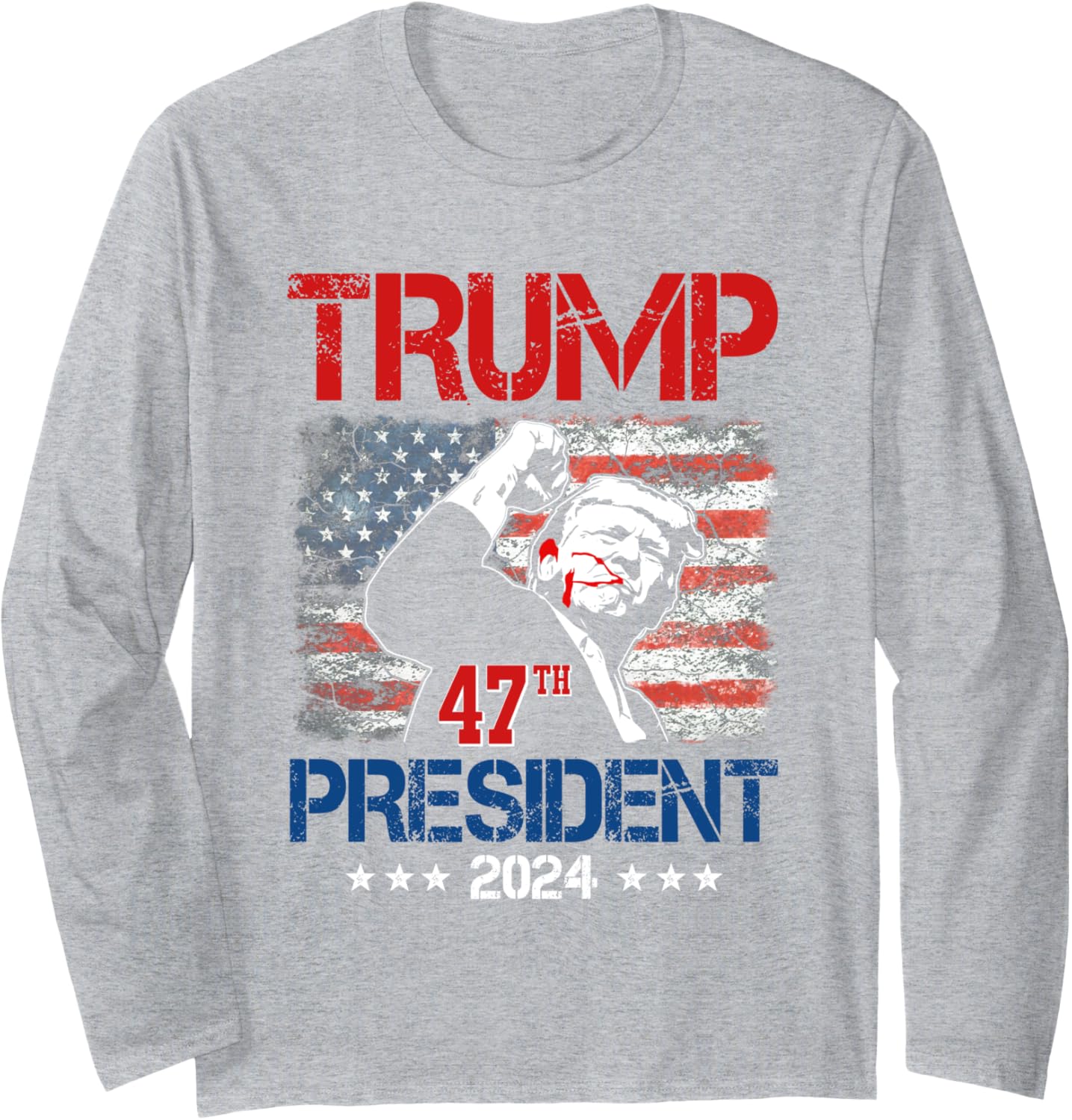 Donald Trump 47th President 2024 Trump Inauguration Day Long Sleeve T-Shirt