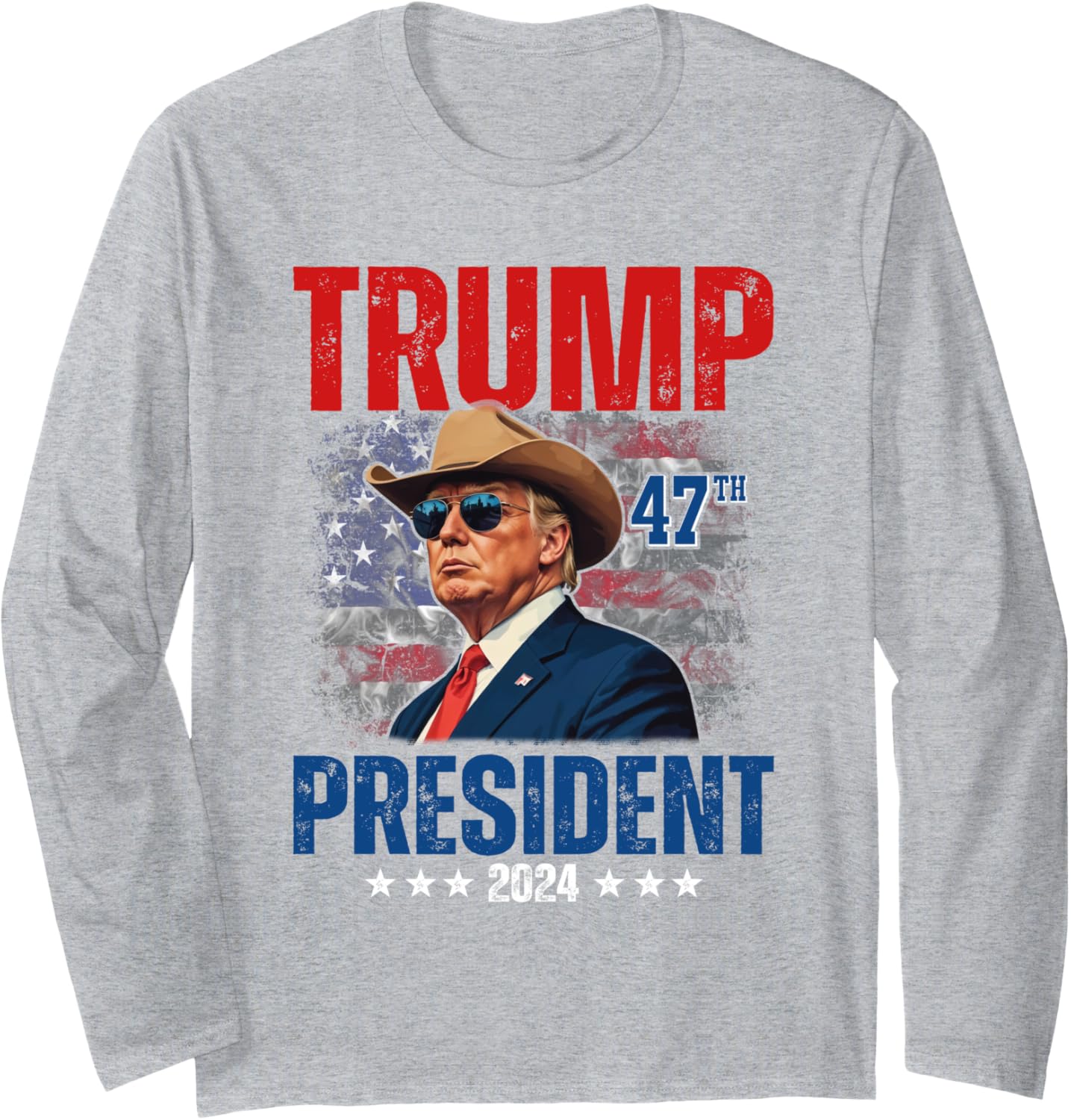 Donald Trump 47th President 2024 Trump Inauguration Day Long Sleeve T-Shirt