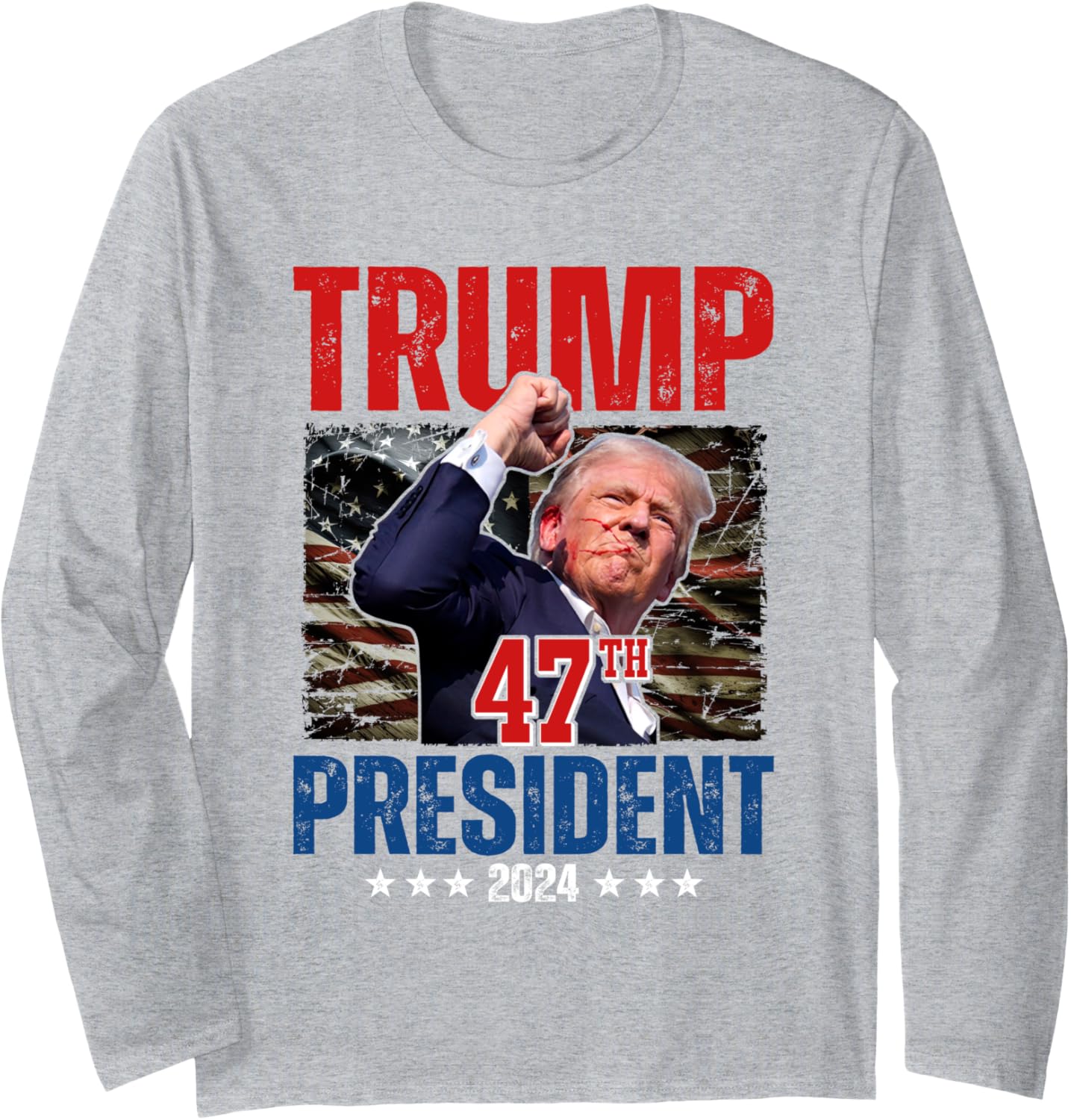 Donald Trump 47th President 2024 Trump Inauguration Day Long Sleeve T-Shirt