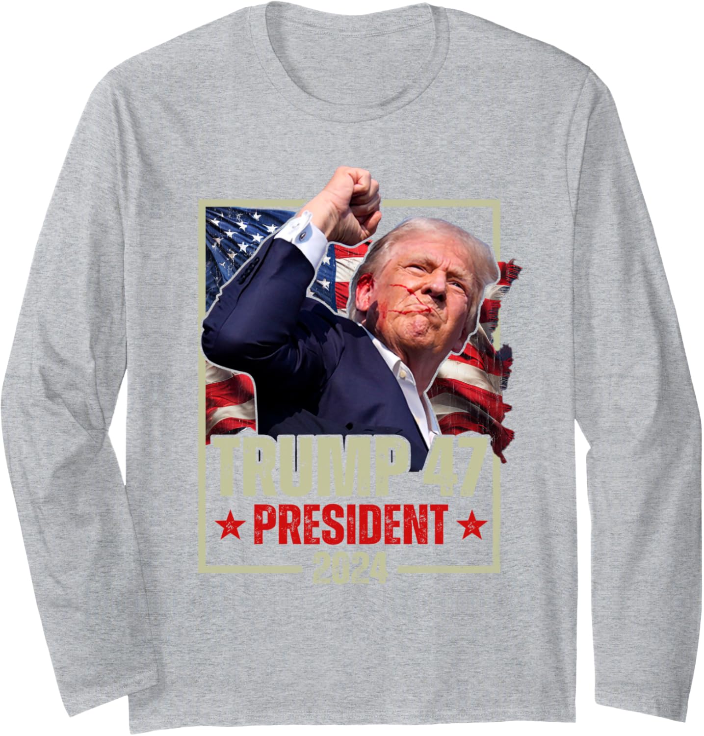 Donald Trump 47th President 2024 Trump Inauguration Day Long Sleeve T-Shirt