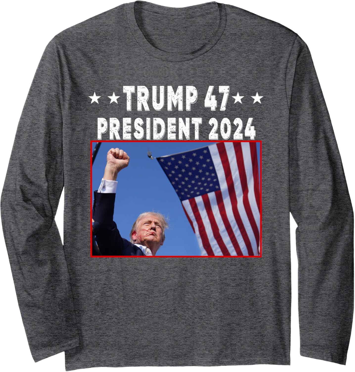 Donald Trump 47th US President 2024 Trump Inauguration Day Long Sleeve T-Shirt