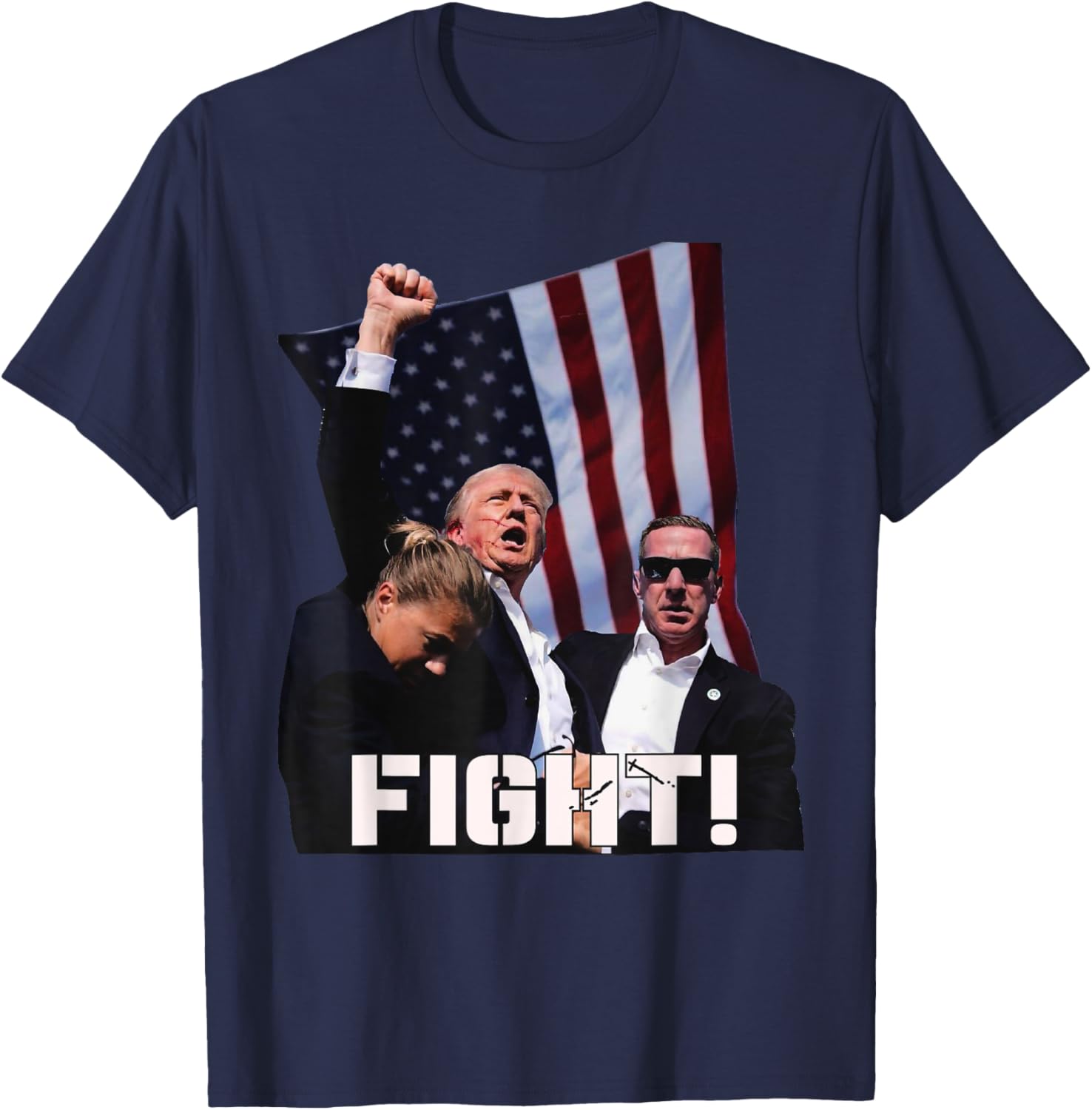 Donald Trump Fight Fighting Fighters Supporters Americans T-Shirt