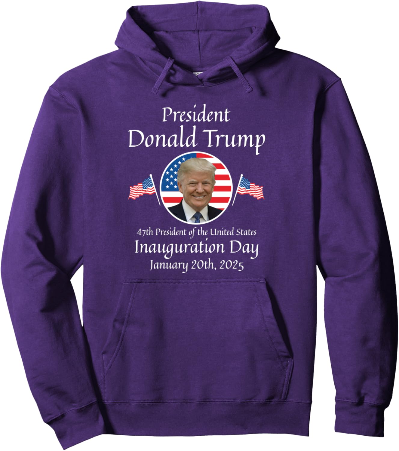 Donald Trump Inauguration Day 2025 47th USA President Pullover Hoodie