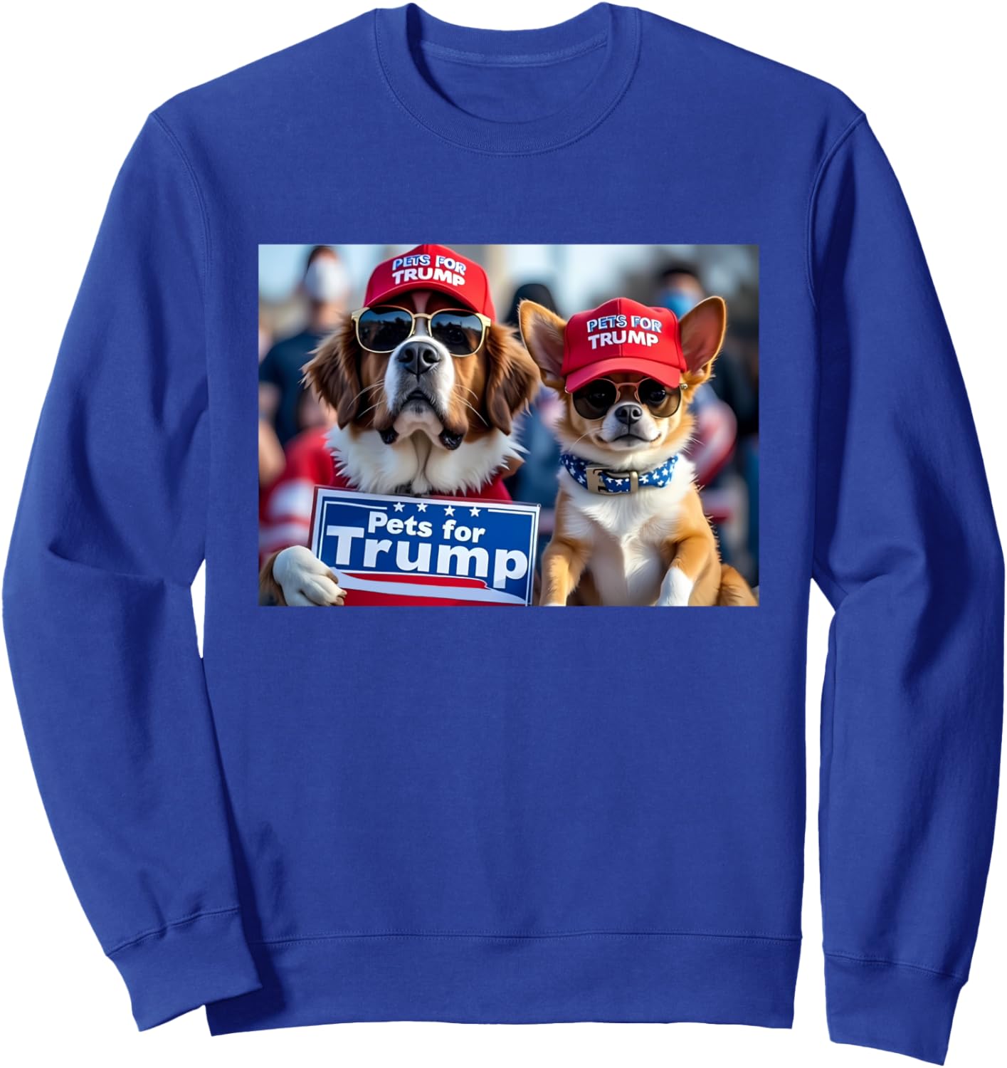 Donald Trump Make Dogs Safe Again Red Hat 2024 Debate Funny Sweatshirt