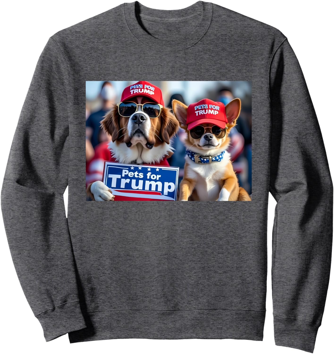 Donald Trump Make Dogs Safe Again Red Hat 2024 Debate Funny Sweatshirt