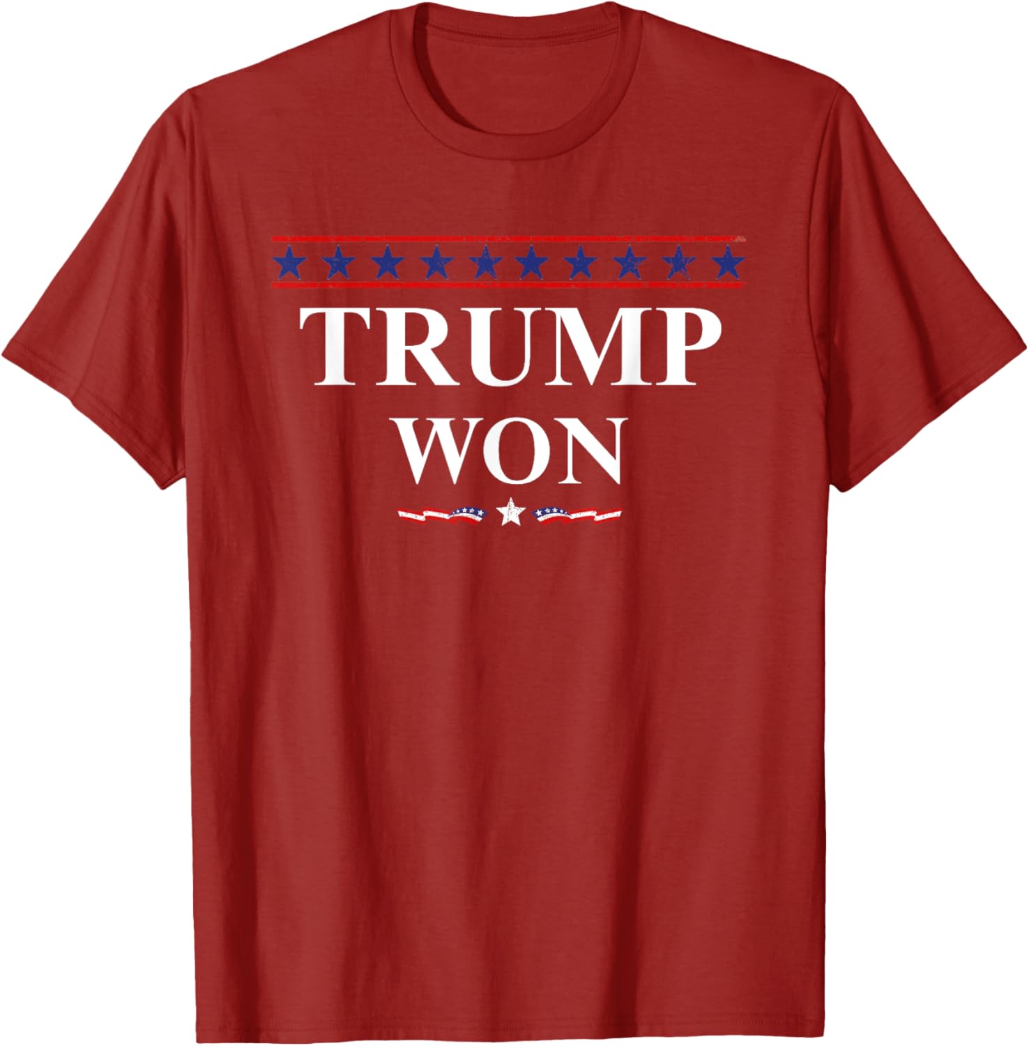 Donald Trump Won In The Election American Flag Trump 2024 T-Shirt