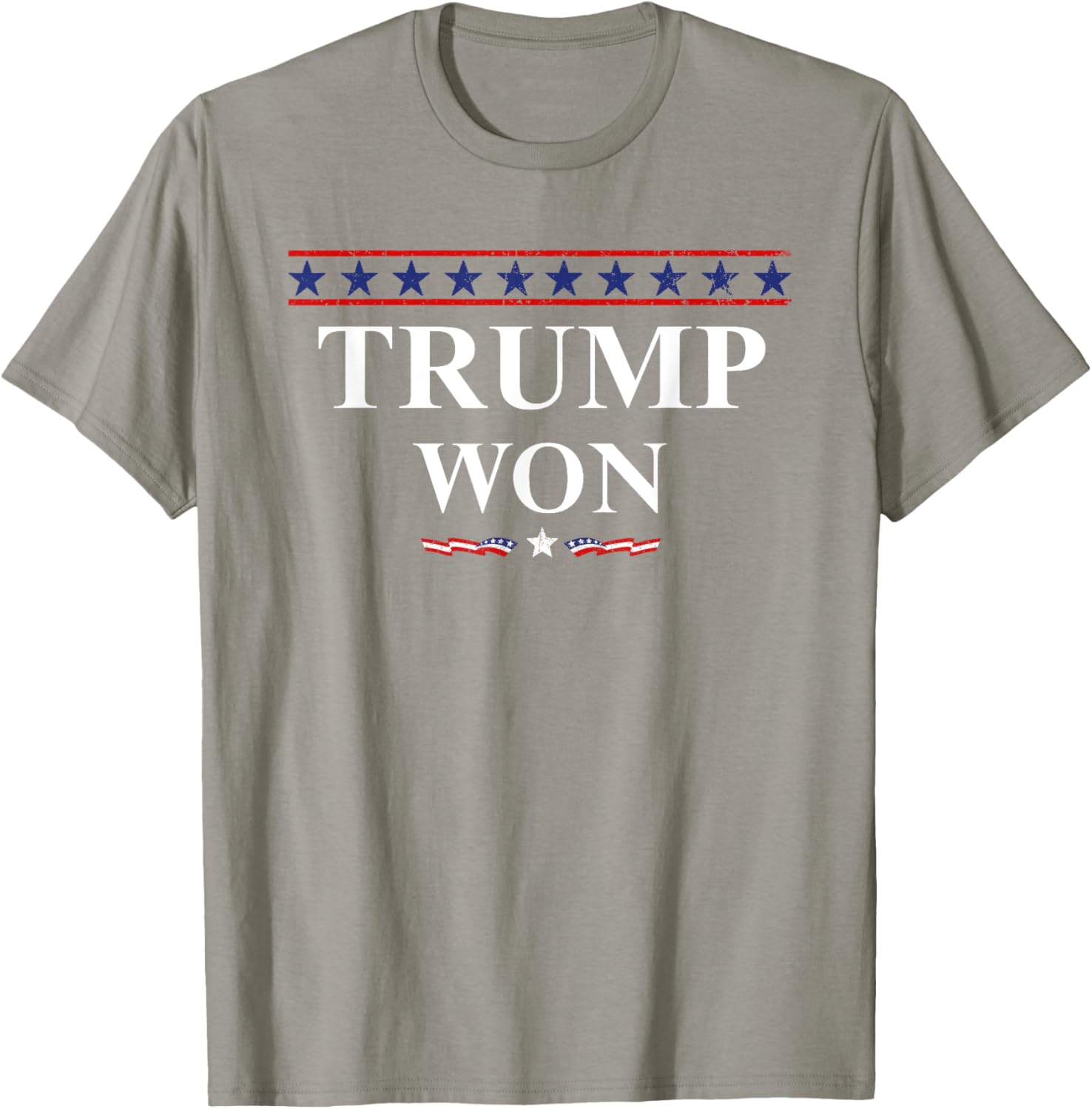 Donald Trump Won In The Election American Flag Trump 2024 T-Shirt