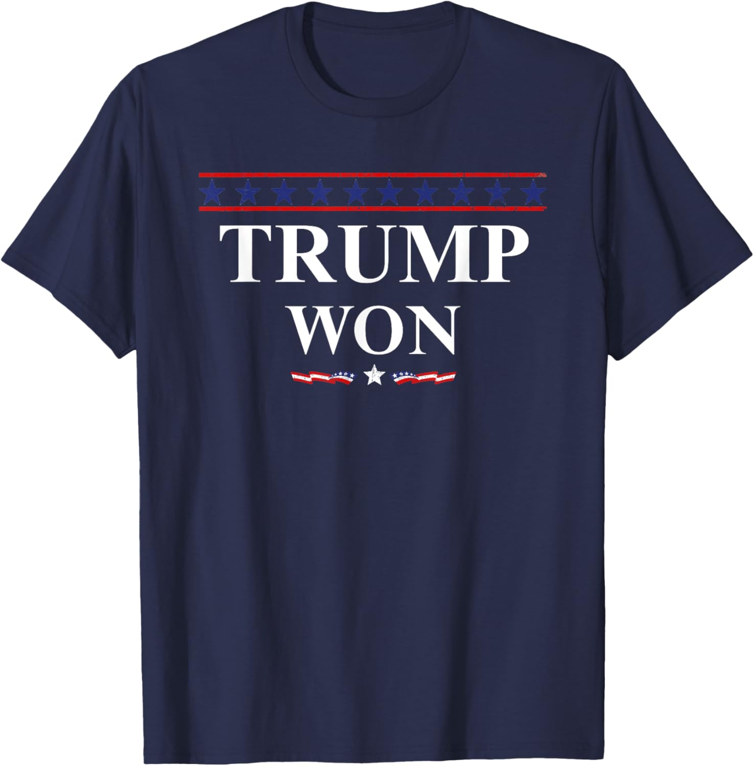 Donald Trump Won In The Election American Flag Trump 2024 T-Shirt