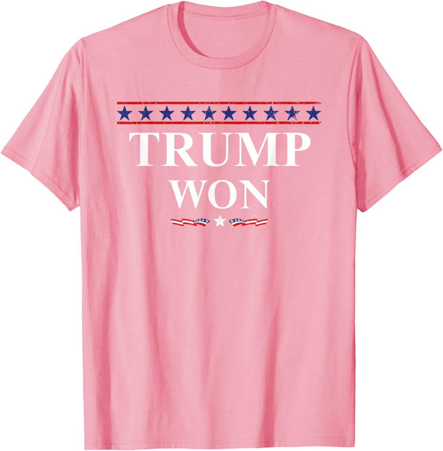 Donald Trump Won In The Election American Flag Trump 2024 T-Shirt