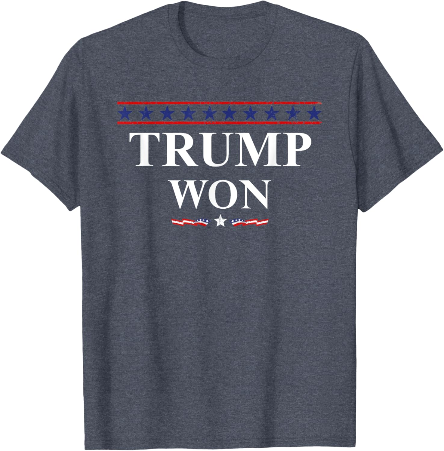 Donald Trump Won In The Election American Flag Trump 2024 T-Shirt