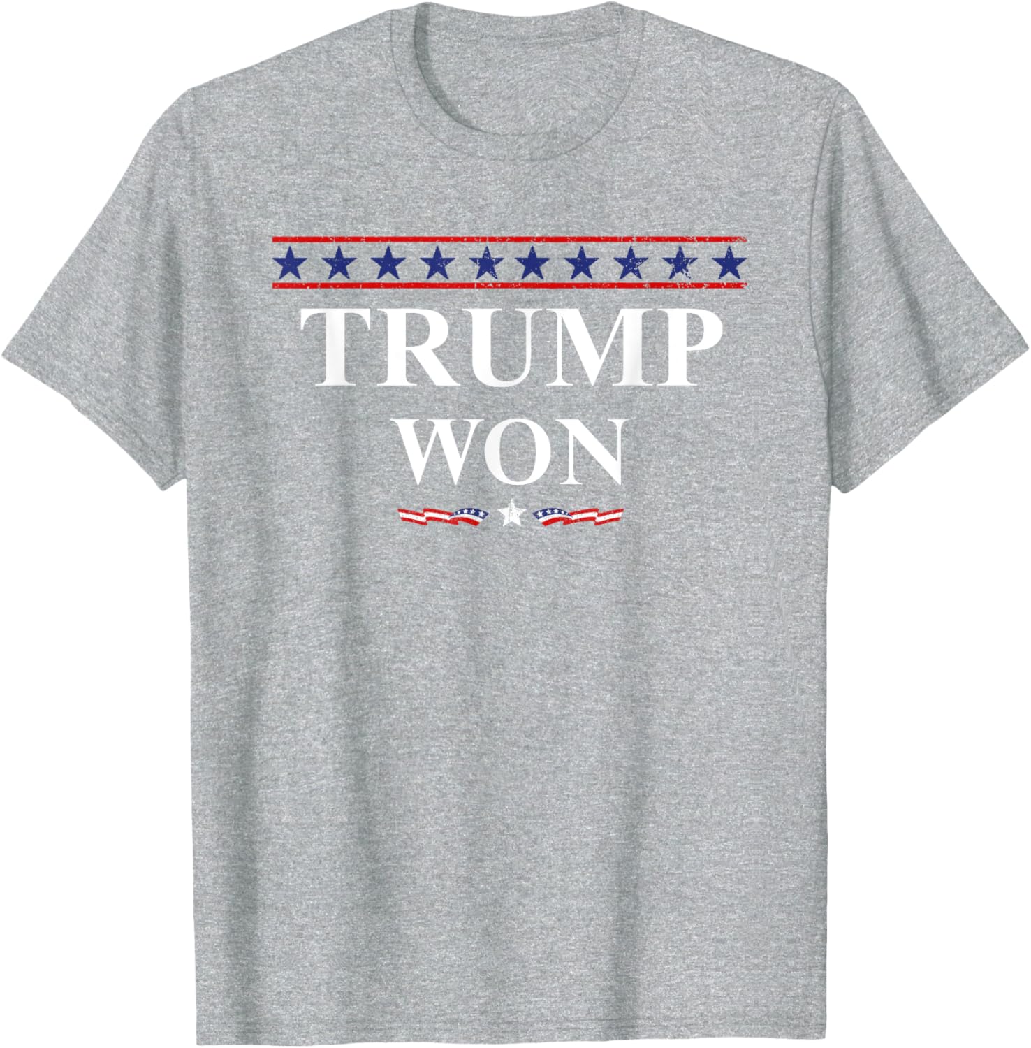 Donald Trump Won In The Election American Flag Trump 2024 T-Shirt