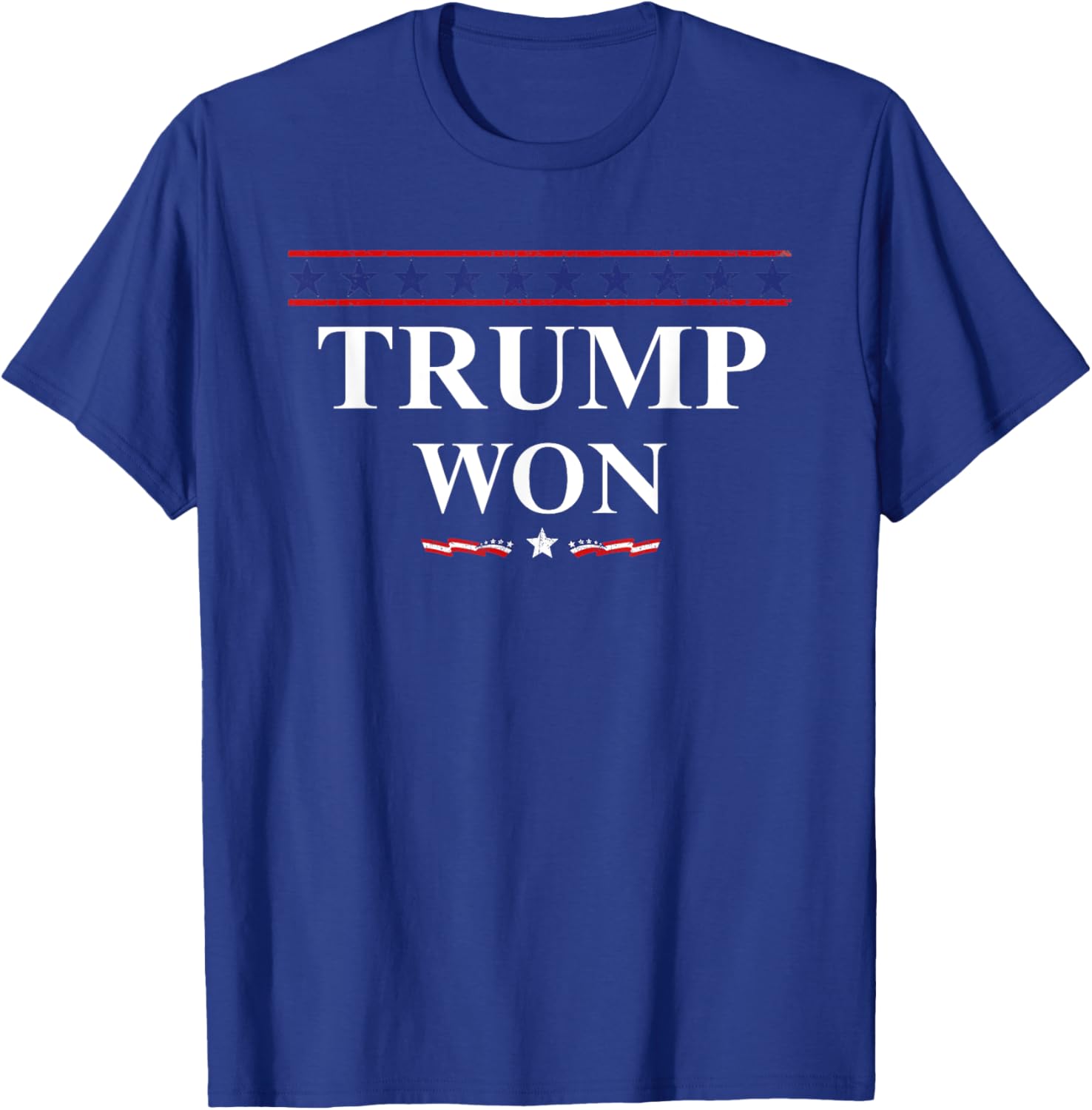 Donald Trump Won In The Election American Flag Trump 2024 T-Shirt