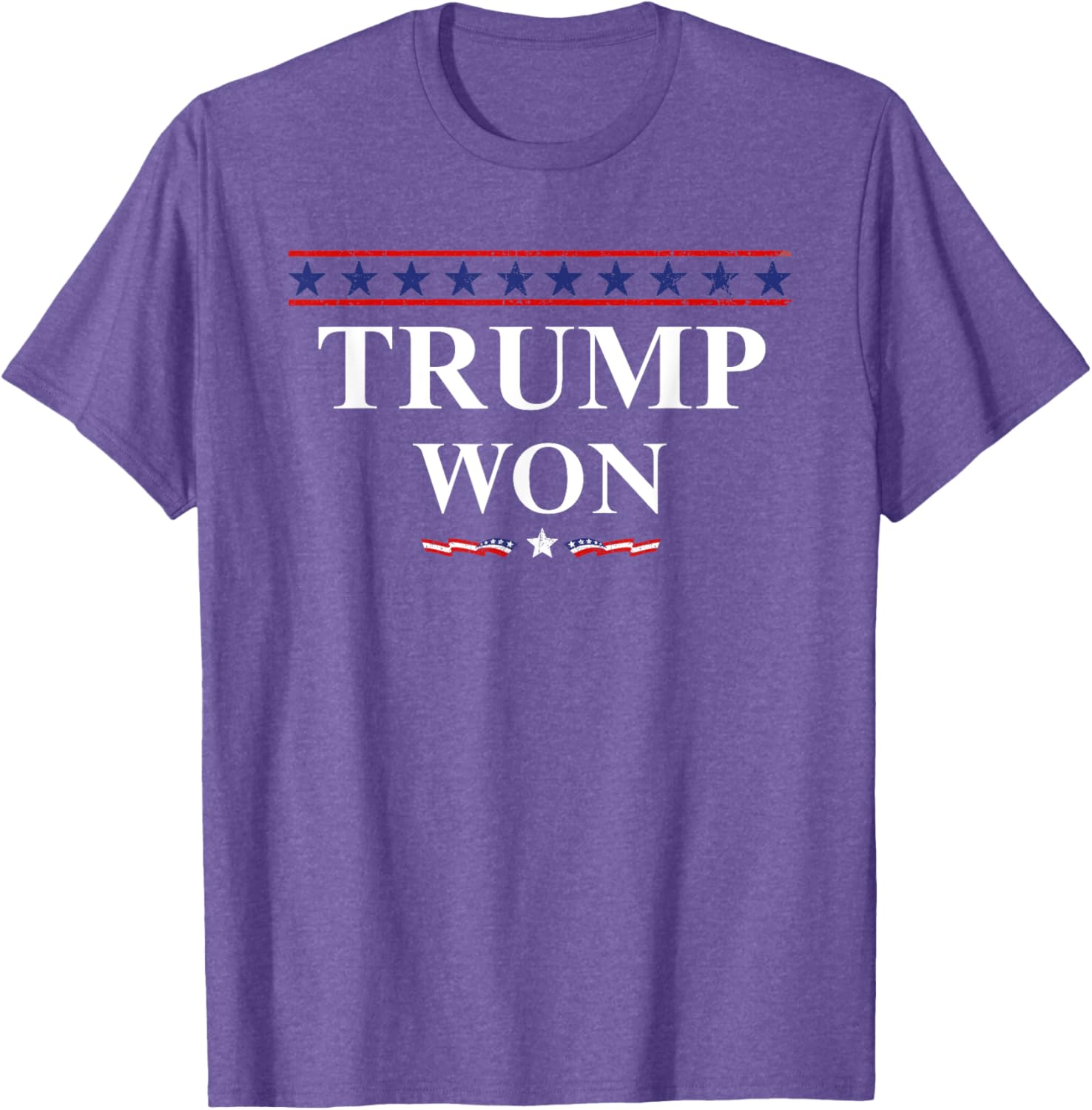 Donald Trump Won In The Election American Flag Trump 2024 T-Shirt