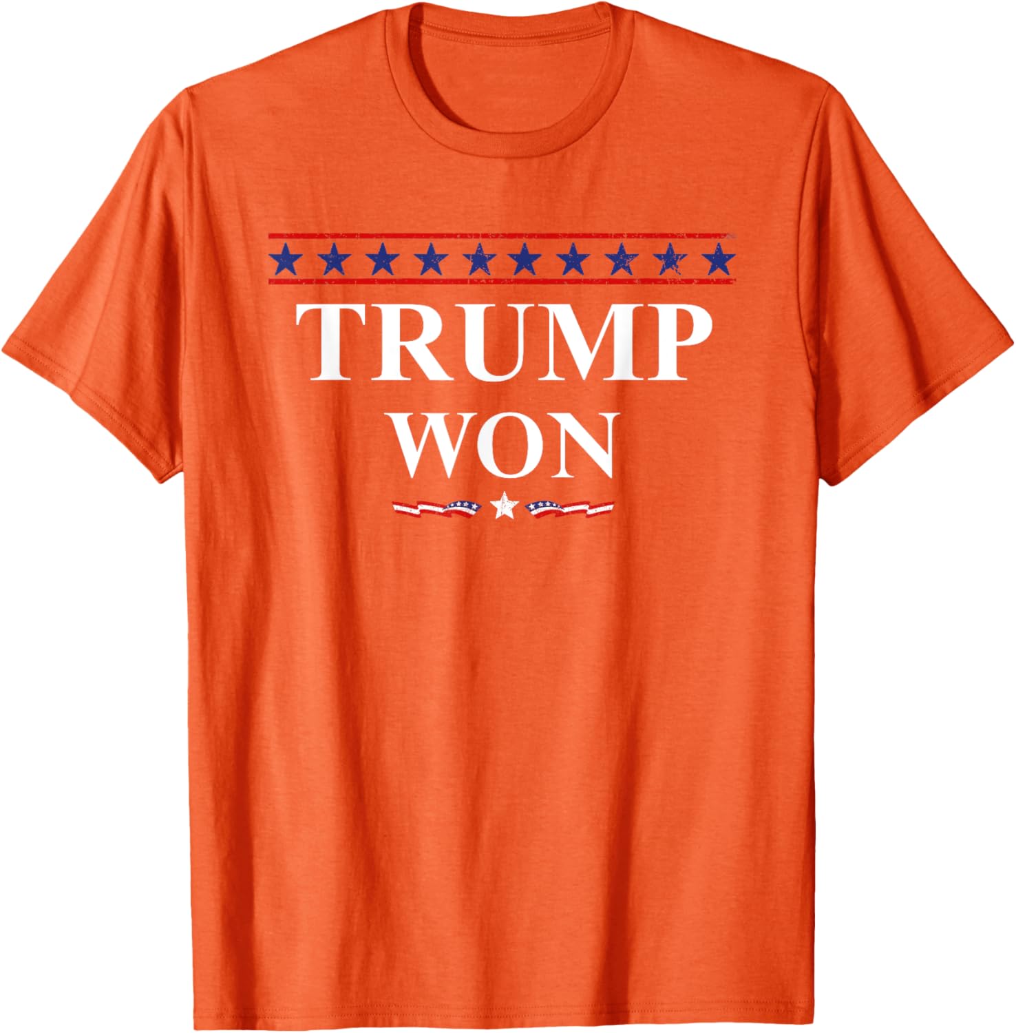 Donald Trump Won In The Election American Flag Trump 2024 T-Shirt