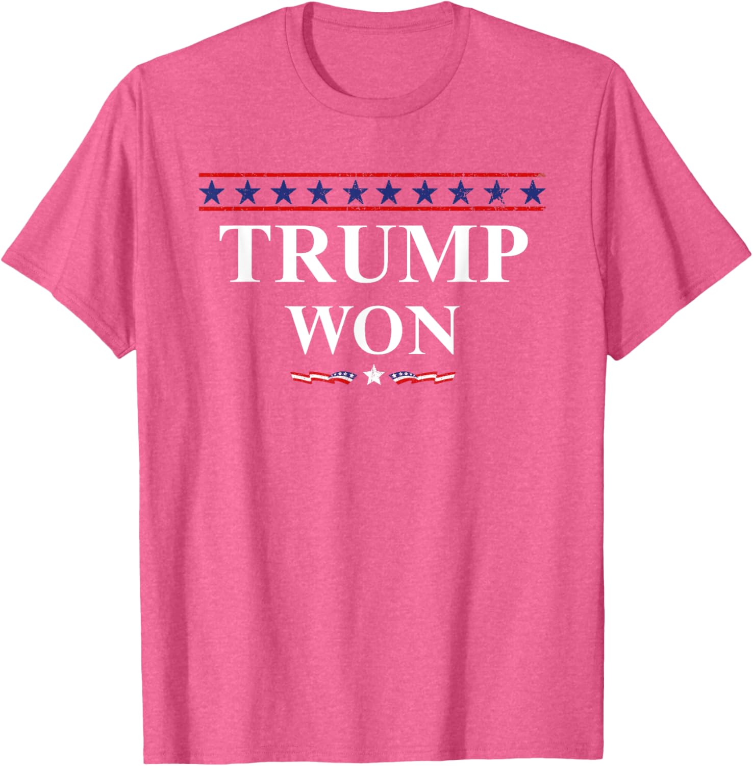 Donald Trump Won In The Election American Flag Trump 2024 T-Shirt