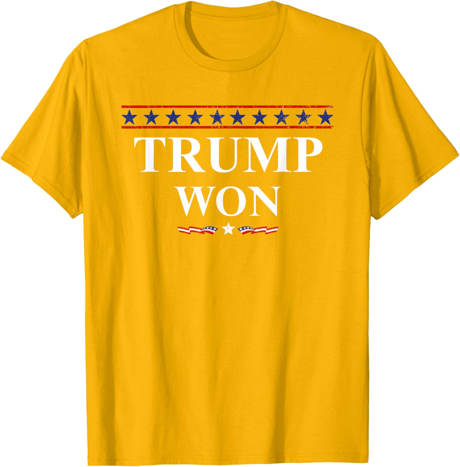 Donald Trump Won In The Election American Flag Trump 2024 T-Shirt