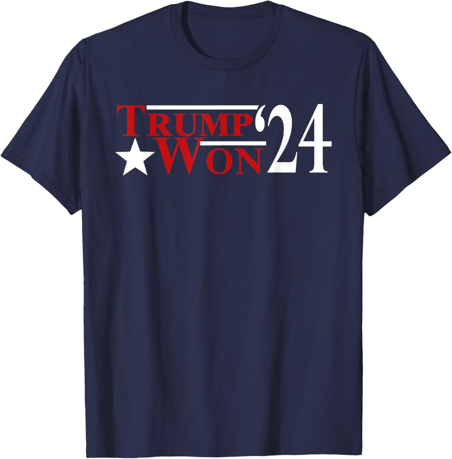 Donald Trump Won In The Election American Flag Trump 2024 T-Shirt