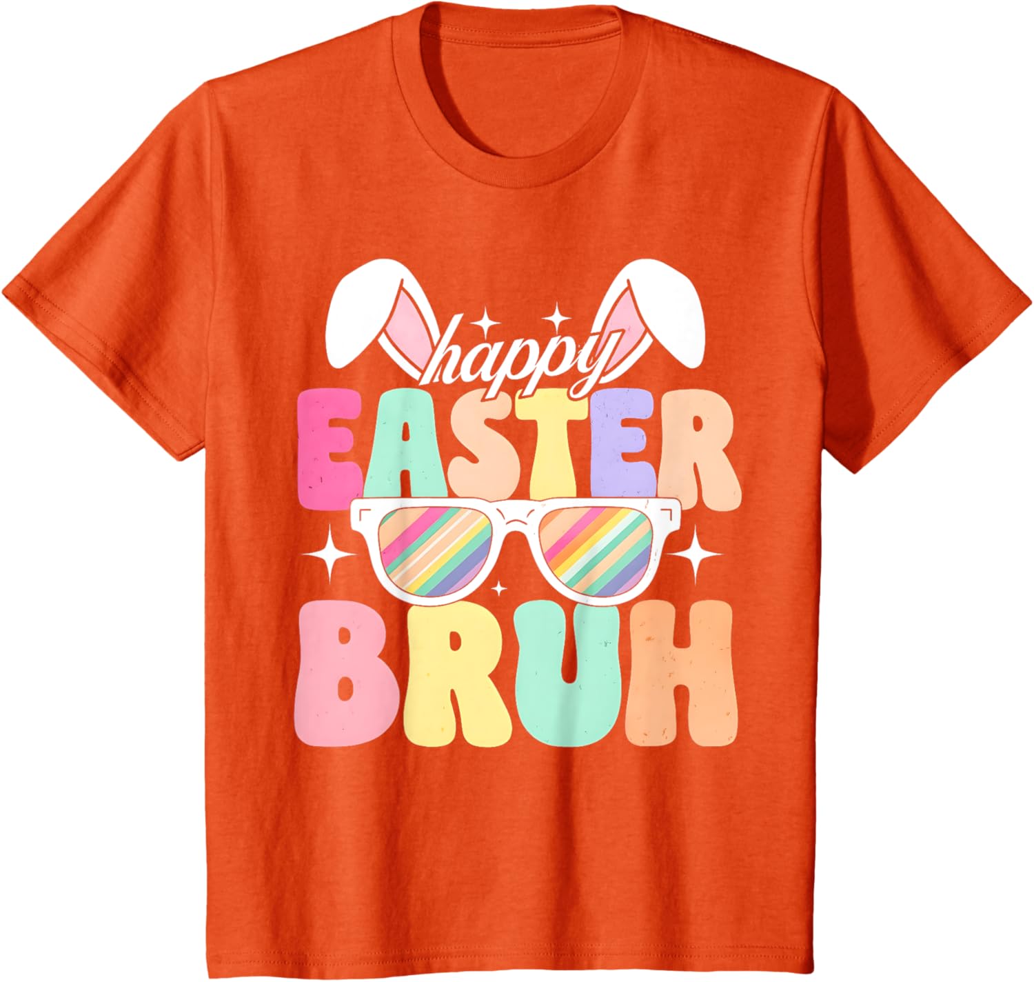 EASTER 2025 SHIRT: Happy Easter Bruh Eggs Bunny Sunglasses T-Shirt