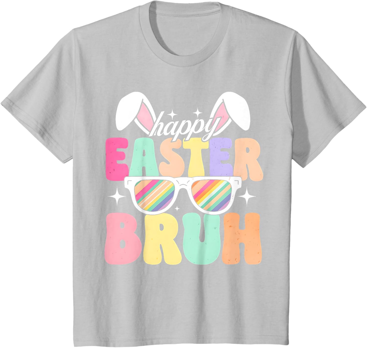 EASTER 2025 SHIRT: Happy Easter Bruh Eggs Bunny Sunglasses T-Shirt