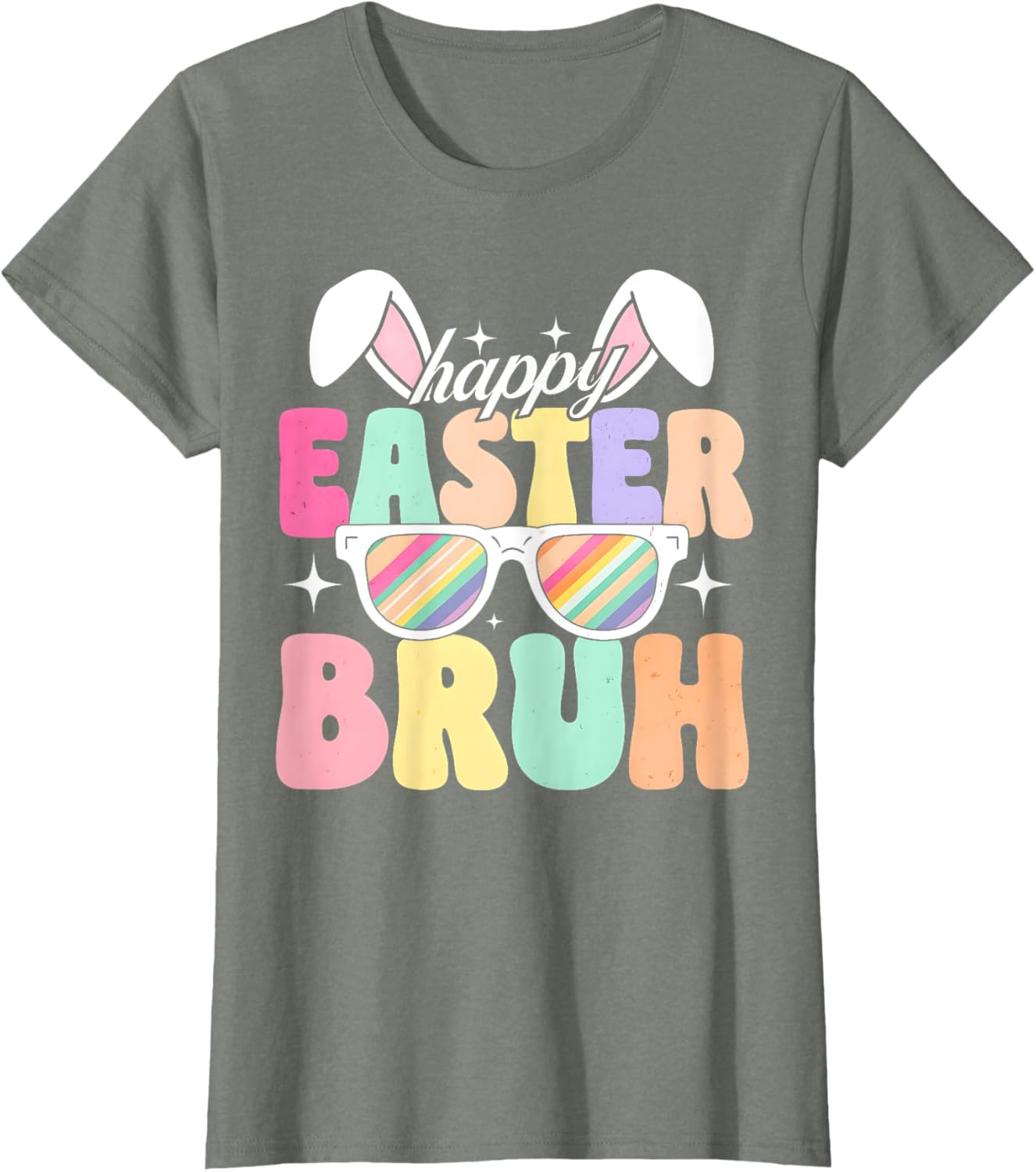 EASTER 2025 SHIRT: Happy Easter Bruh Eggs Bunny Sunglasses T-Shirt