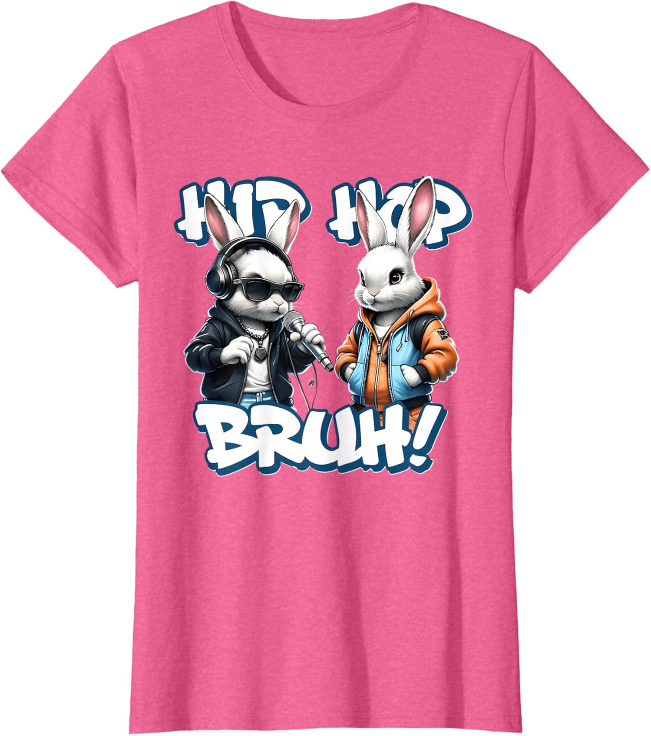 EASTER 2025 SHIRT: Hip Hop Bruh! Funny Hip Hop Bunny Duo Boy T-Shirt