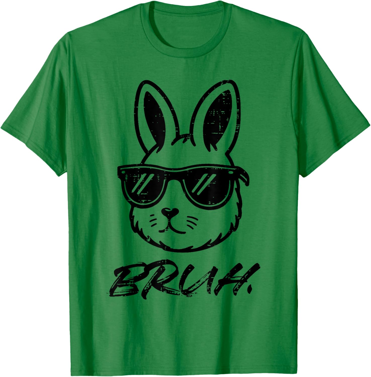 Easter Bruh Bunny Sunglasses Funny Meme Men Boys Kids Teens T-Shirt