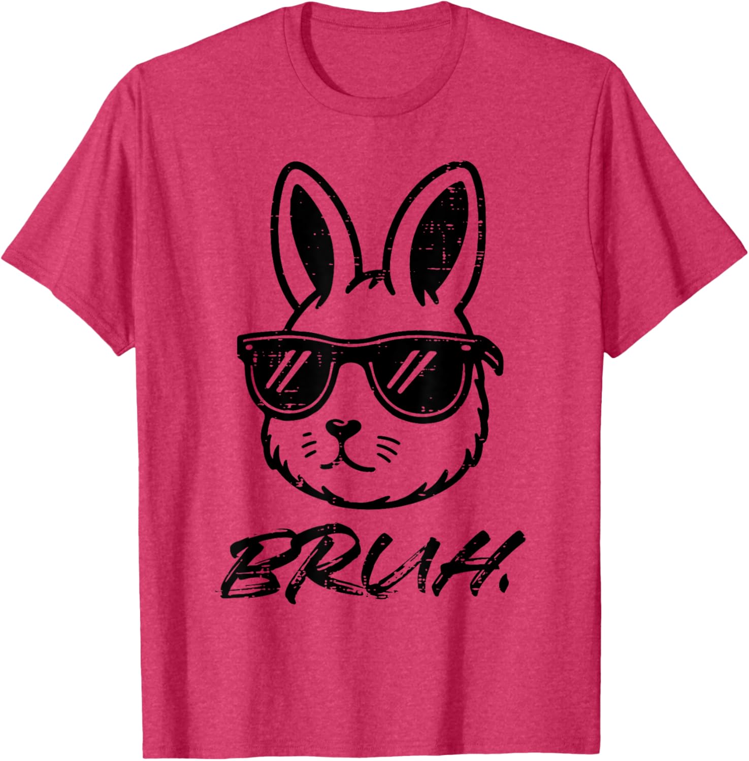 Easter Bruh Bunny Sunglasses Funny Meme Men Boys Kids Teens T-Shirt