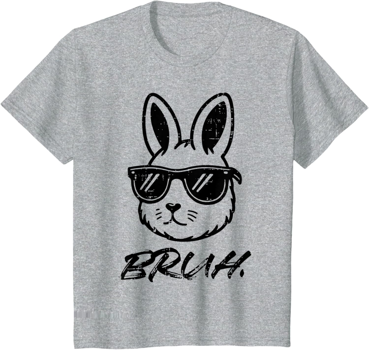 Easter Bruh Bunny Sunglasses Funny Meme Men Boys Kids Teens T-Shirt