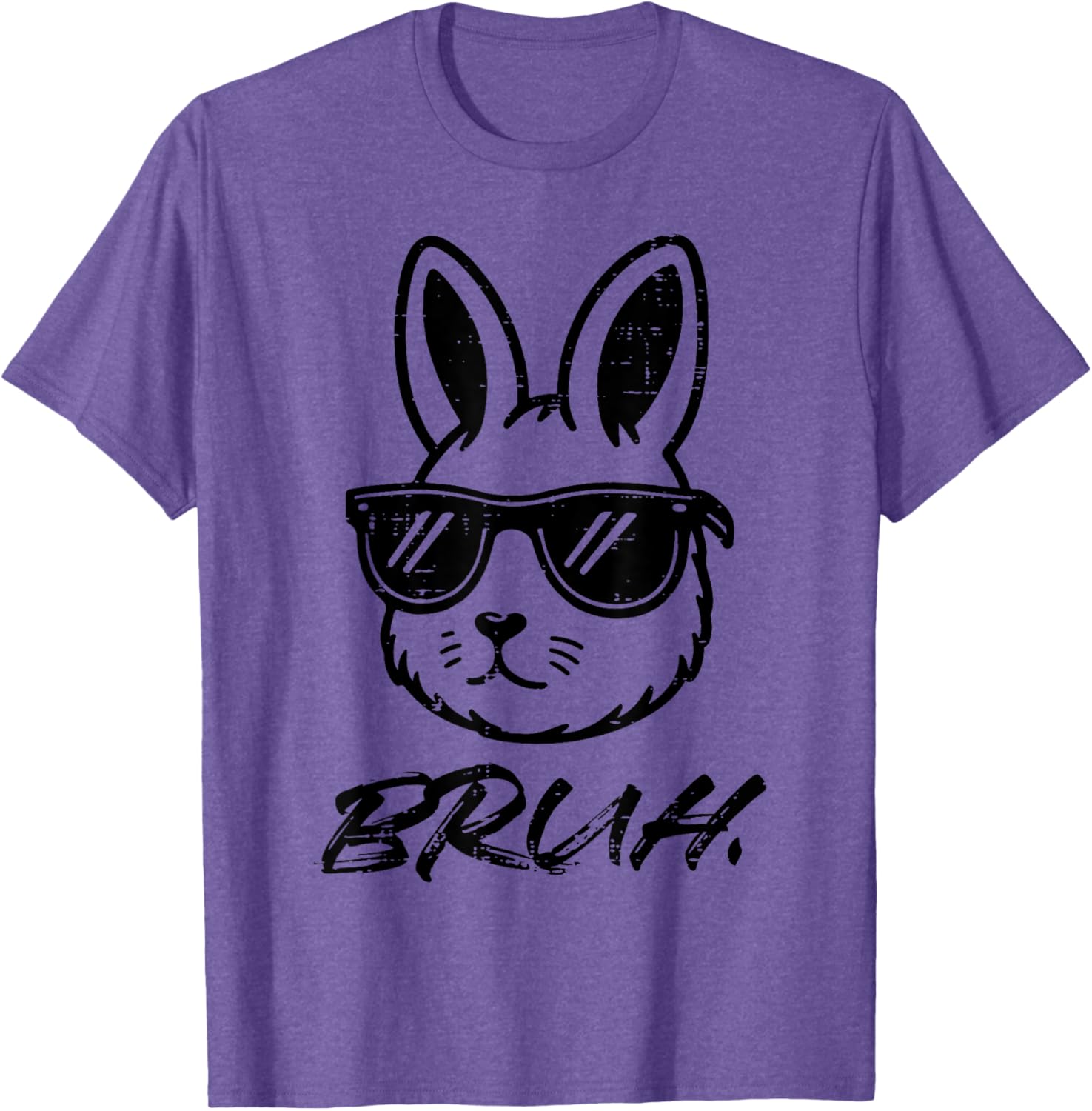 Easter Bruh Bunny Sunglasses Funny Meme Men Boys Kids Teens T-Shirt