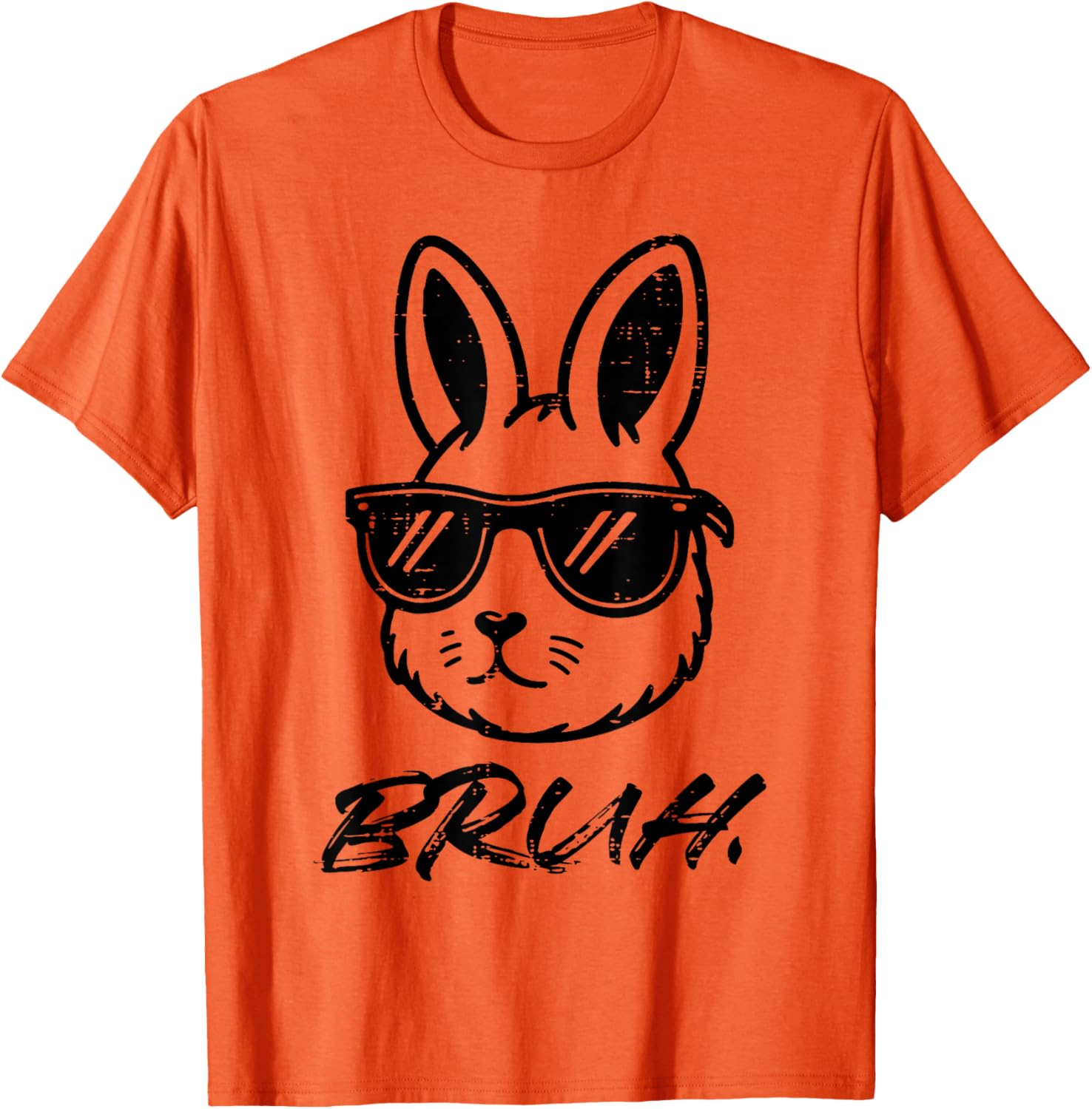 Easter Bruh Bunny Sunglasses Funny Meme Men Boys Kids Teens T-Shirt