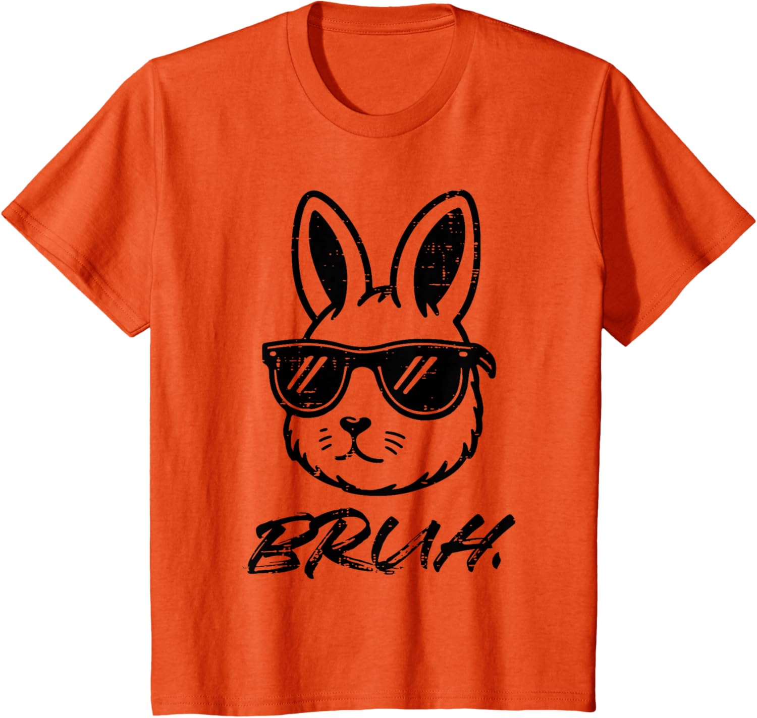 Easter Bruh Bunny Sunglasses Funny Meme Men Boys Kids Teens T-Shirt