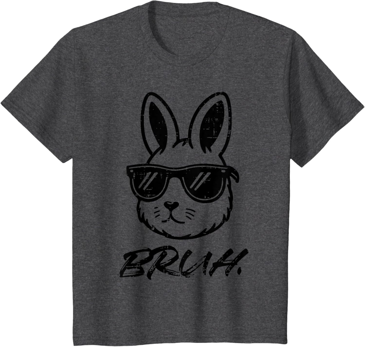 Easter Bruh Bunny Sunglasses Funny Meme Men Boys Kids Teens T-Shirt