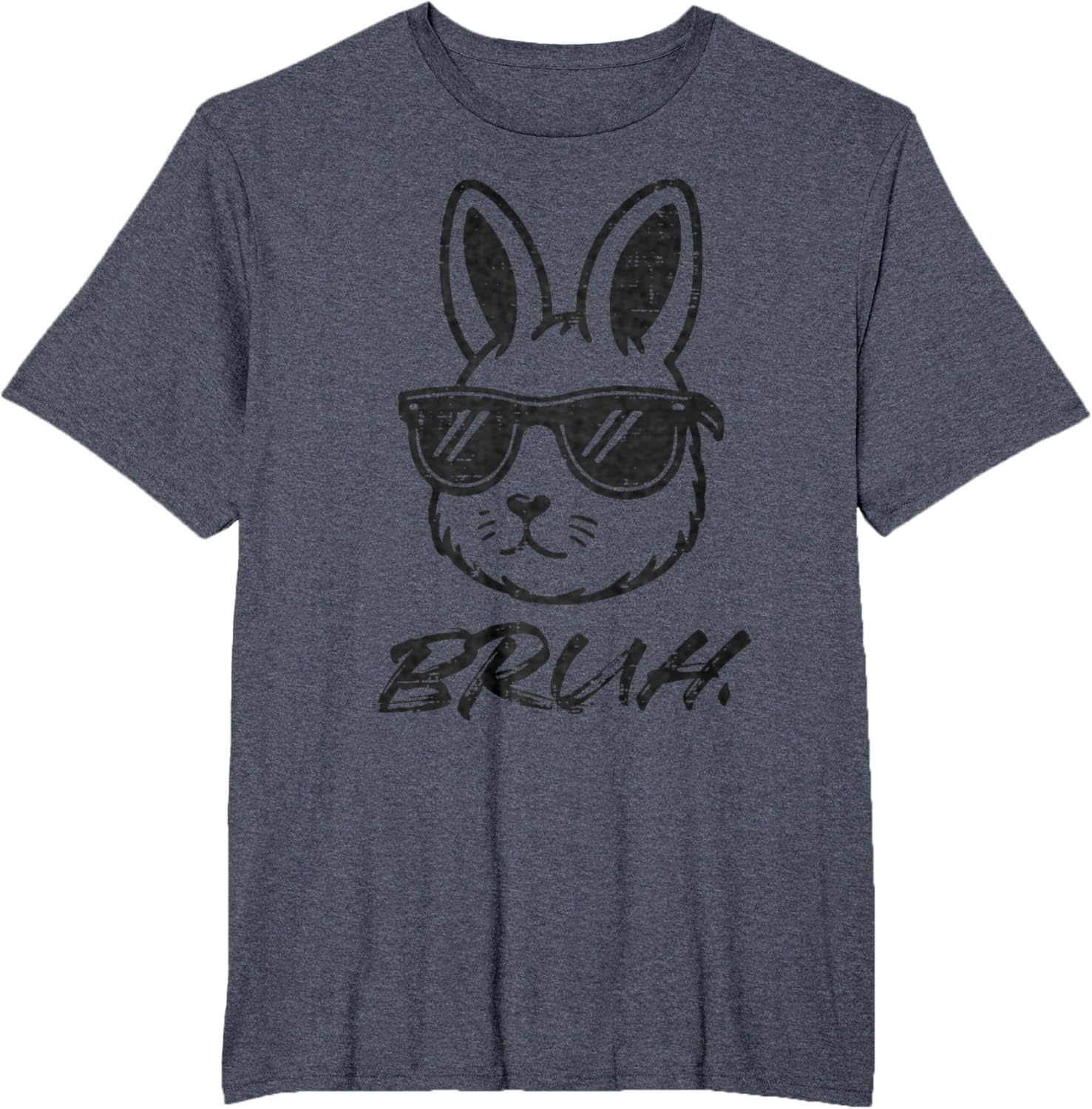 Easter Bruh Bunny Sunglasses Funny Meme Men Boys Kids Teens T-Shirt