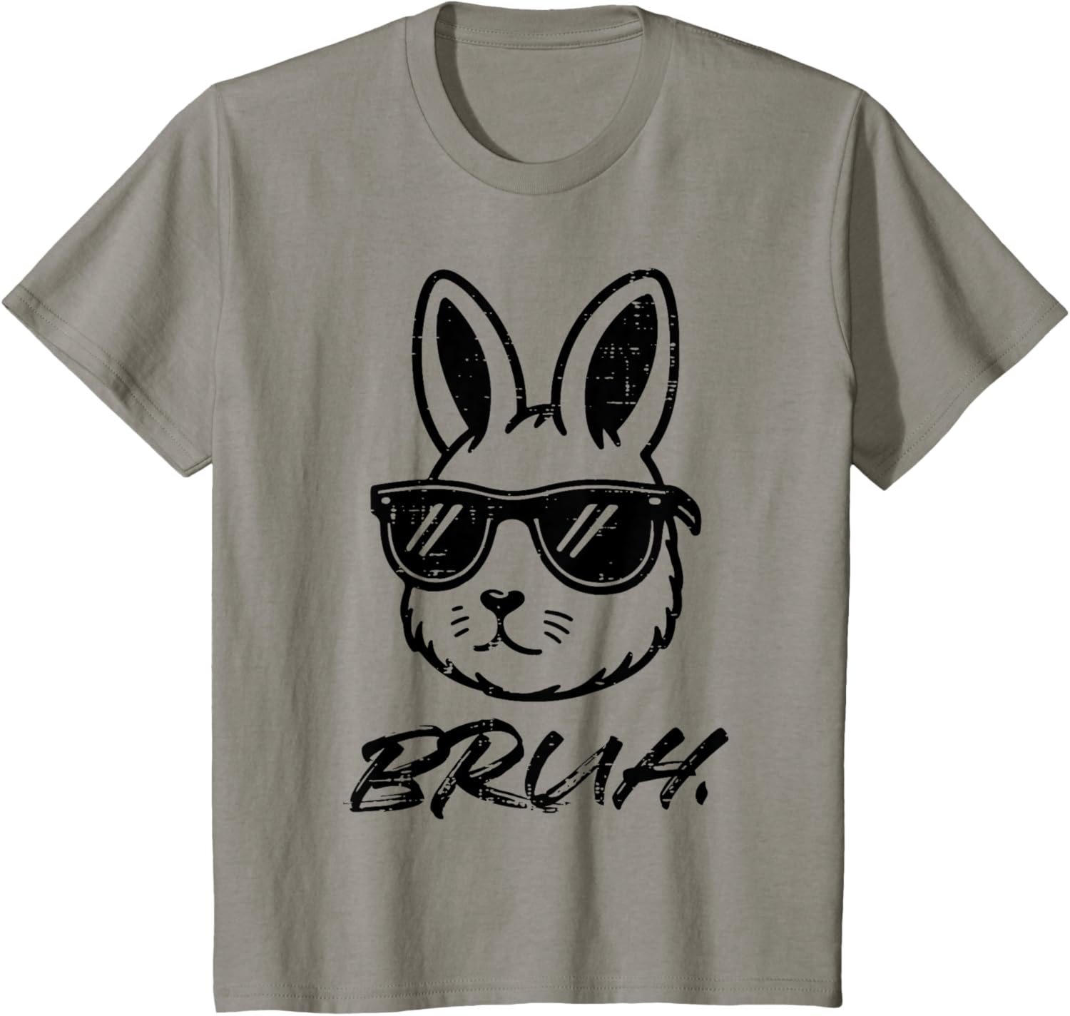 Easter Bruh Bunny Sunglasses Funny Meme Men Boys Kids Teens T-Shirt