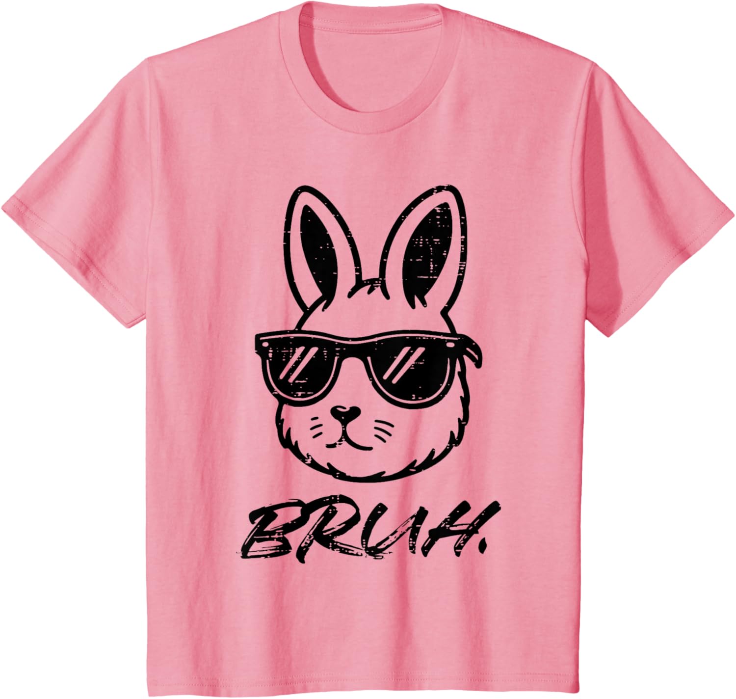 Easter Bruh Bunny Sunglasses Funny Meme Men Boys Kids Teens T-Shirt