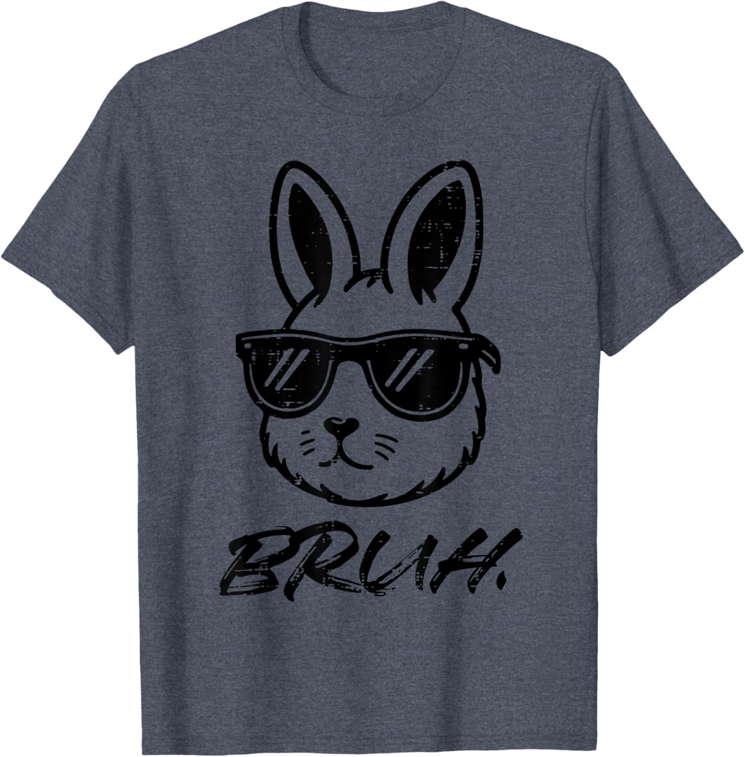 Easter Bruh Bunny Sunglasses Funny Meme Men Boys Kids Teens T-Shirt